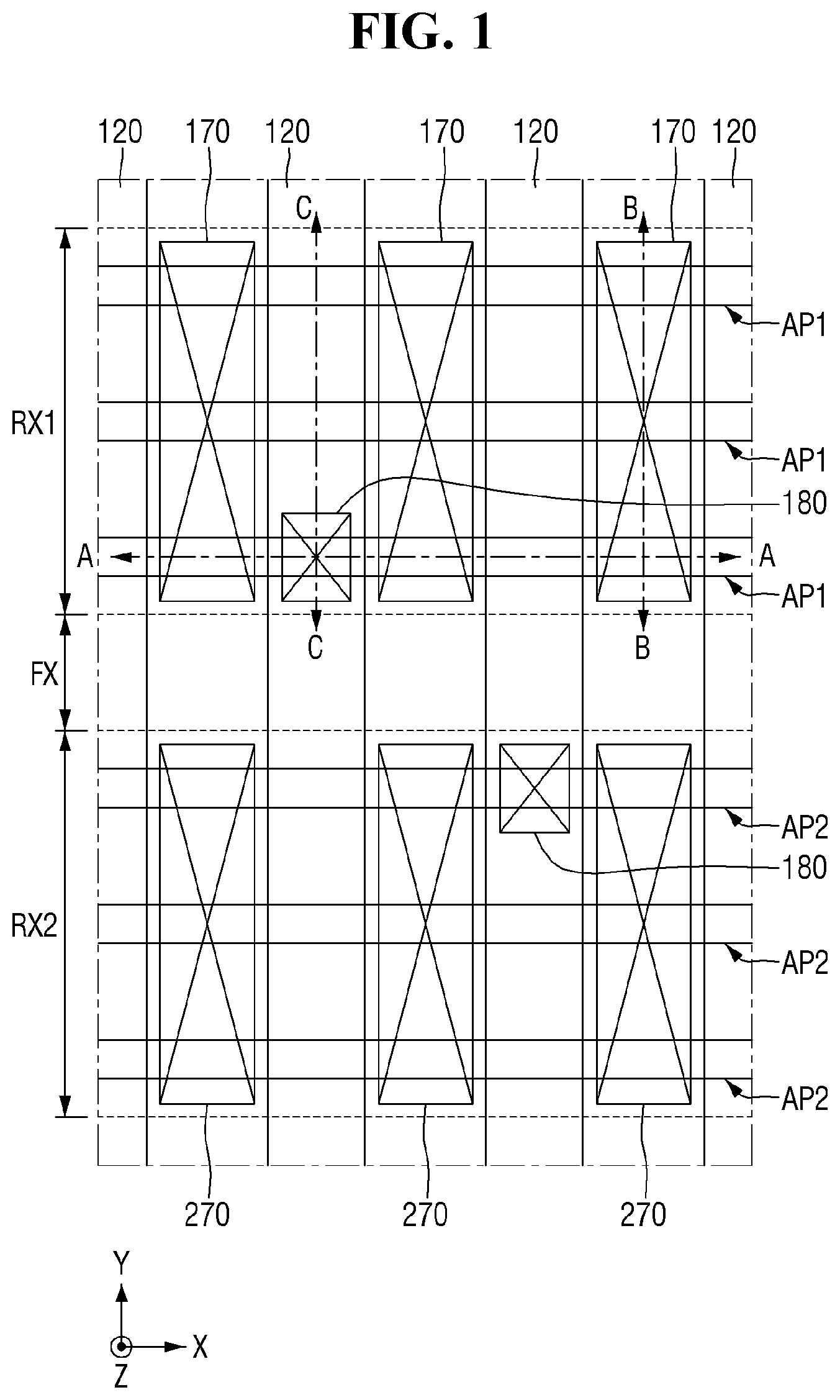 Patent US12622017 — Semiconductor device with multi-layer contact liner structure — Figure 1