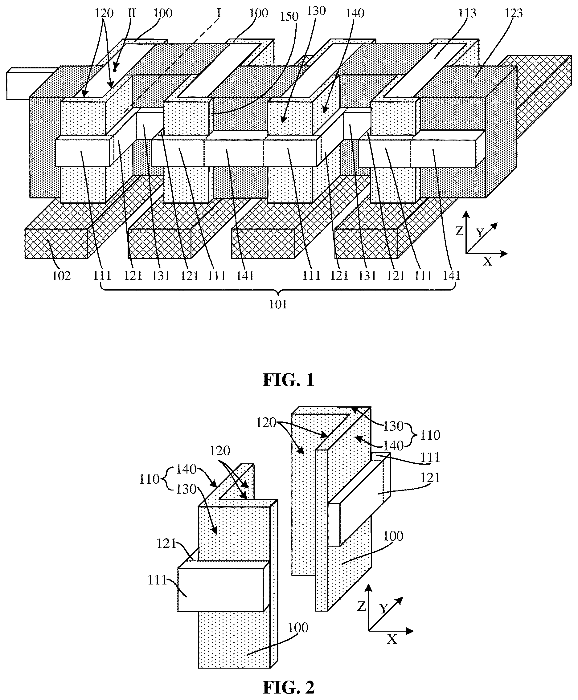 Patent US12622024 — Semiconductor memory structure with L-shaped channel and method for manufacturing the same — Figure 1