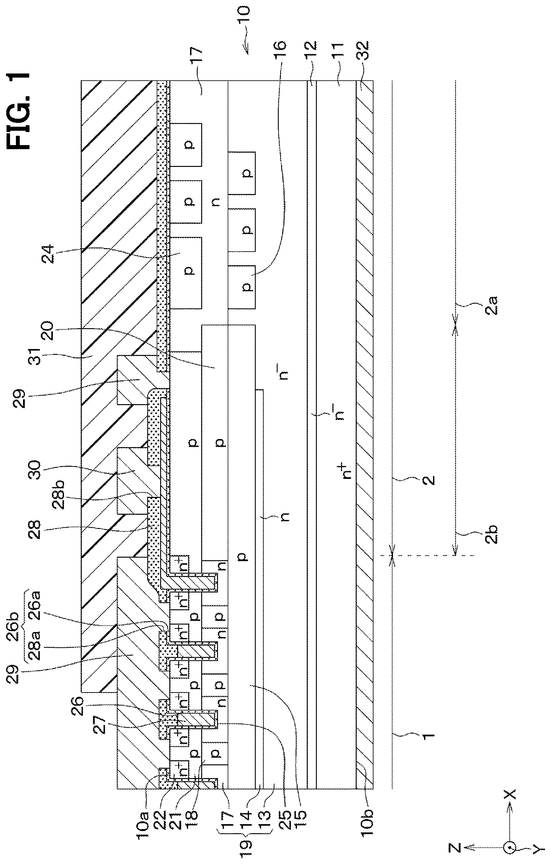 Patent US12622026 — Semiconductor device and method for manufacturing the same — Figure 1