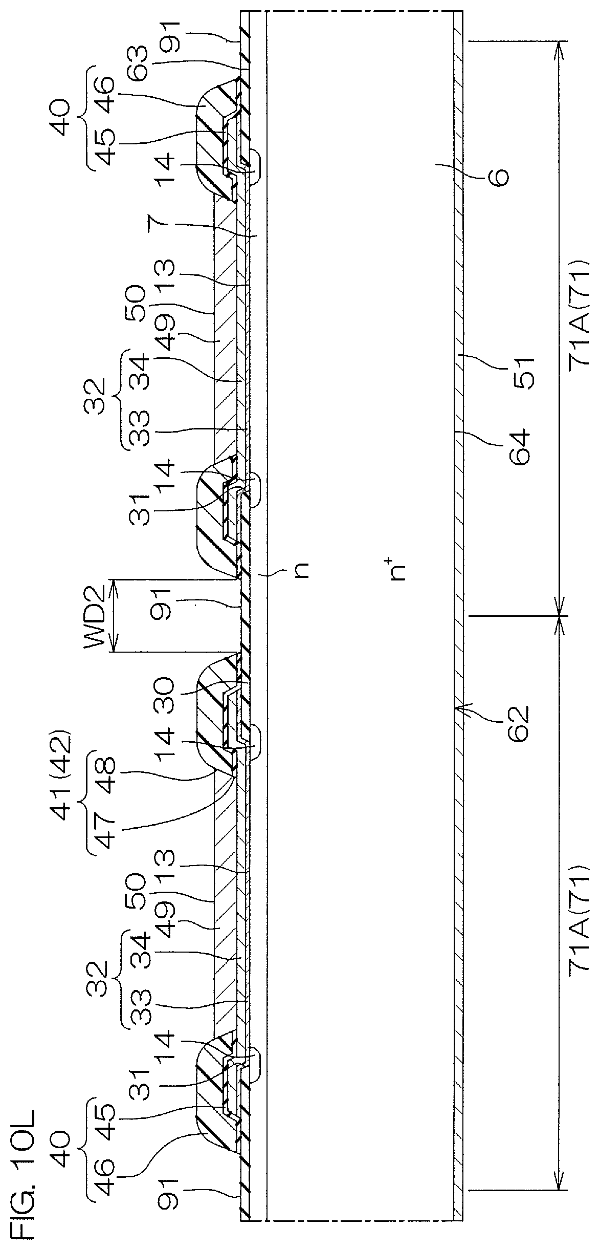 Patent US12622028 Figure 20 – SiC semiconductor device, and manufacturing method therefor