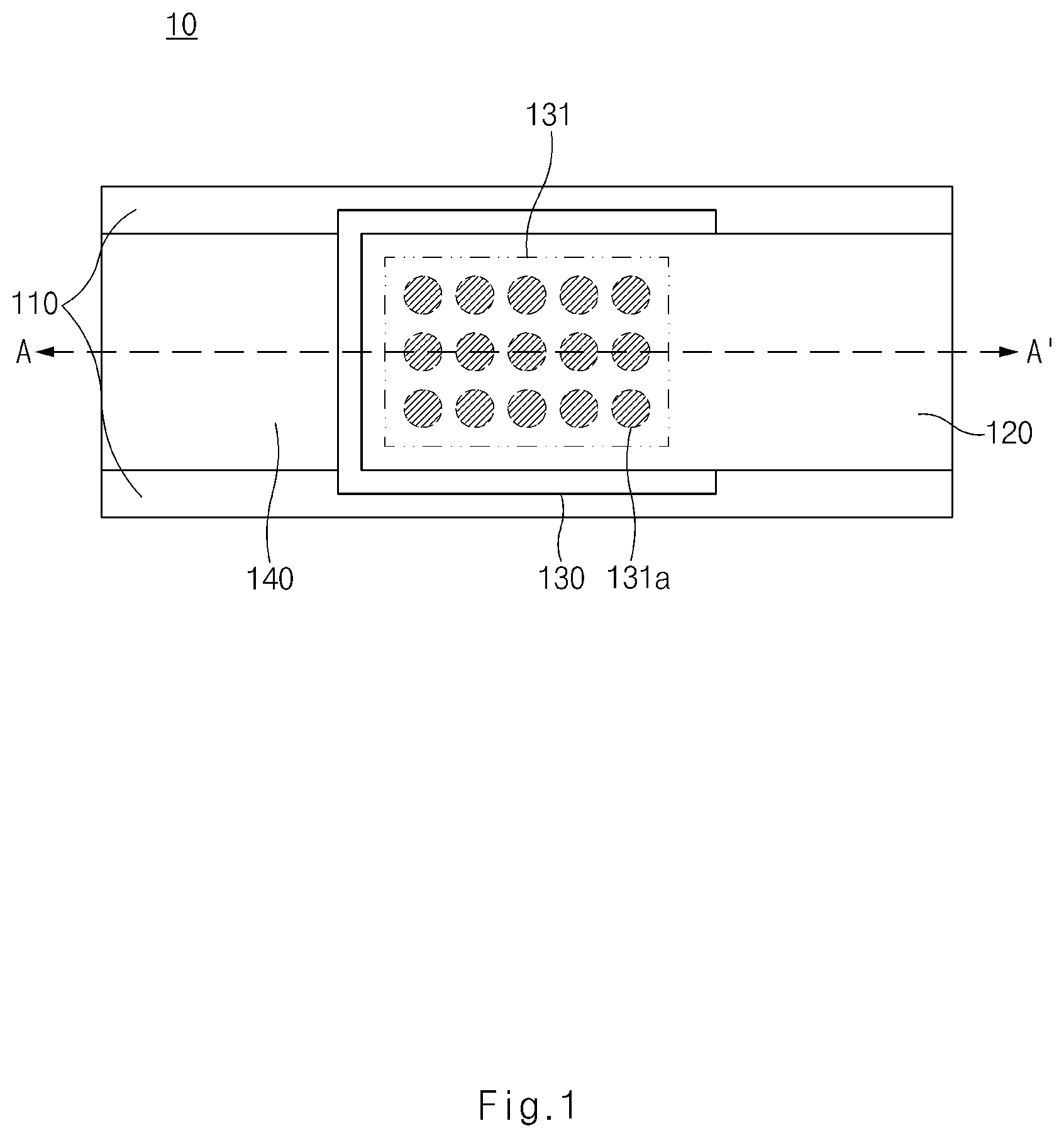Patent US12622032 — Memory device having a floating gate with a nano-dot region and method for fabricating the same — Figure 1