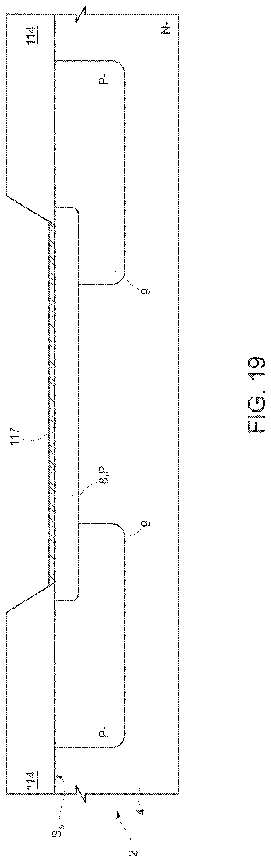 Patent US12622040 Figure 19 – Diode with contact structure including an improved barrier region and related manufacturing process