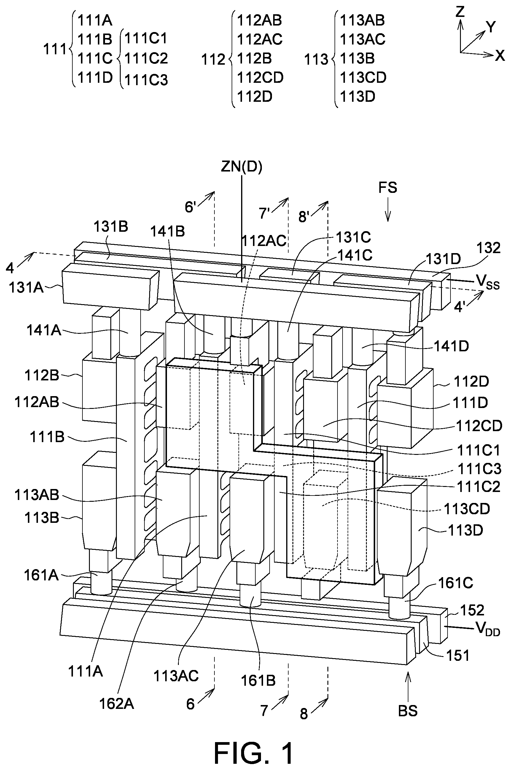 Patent US12622050 Figure 1 – Integrated circuit and manufacturing method thereof