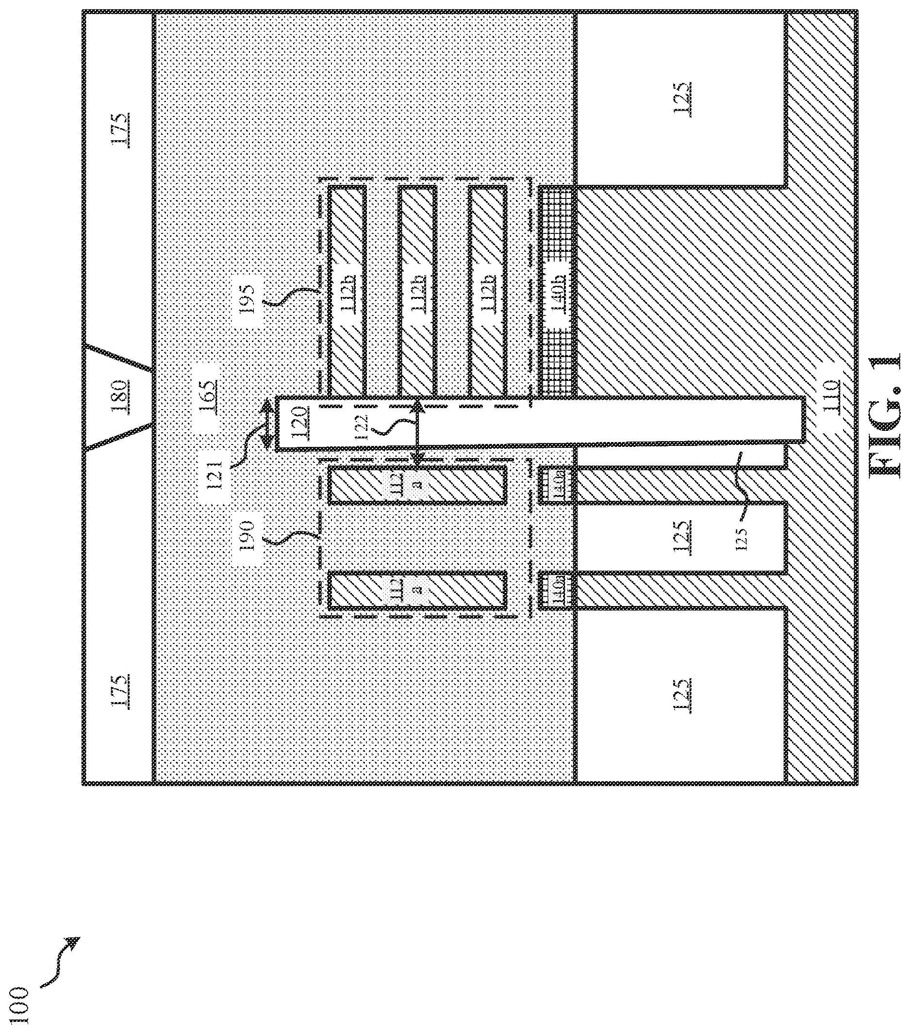 Patent US12622053 — Hybrid CMOS with fin and nanosheet architectures — Figure 1