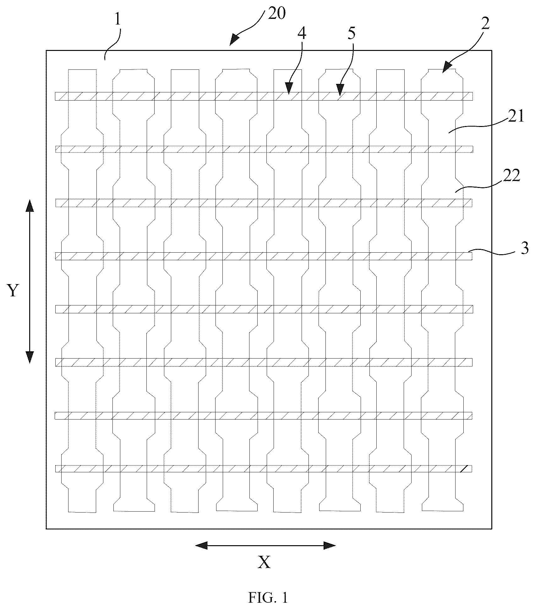 Patent US12622062 — Array substrate, display panel and display device — Figure 1