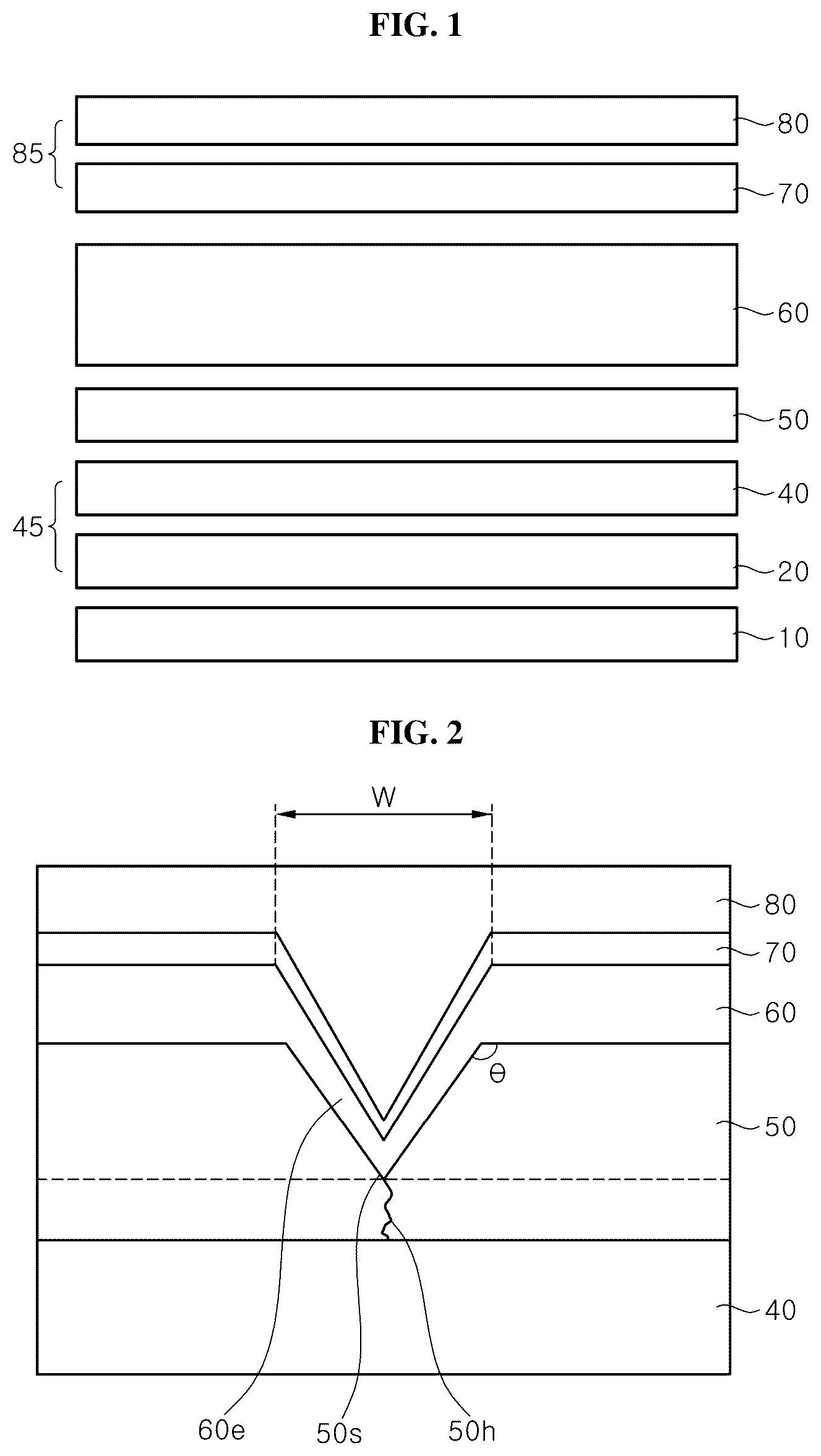 Patent US12622101 — Light emitting diode having improved hole injection structure — Figure 1