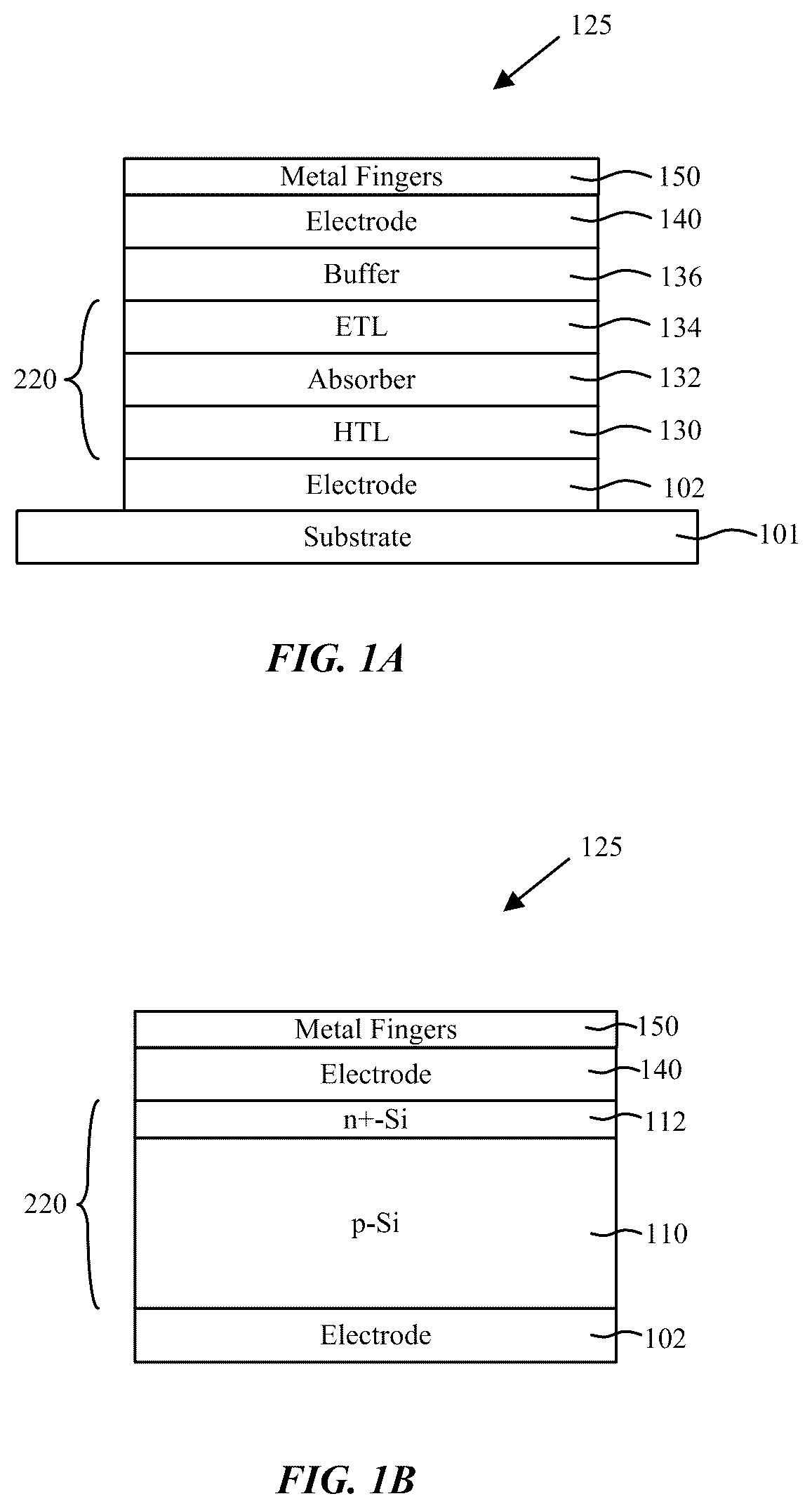 Patent US12622125 Figure 1 – Integrated bypass diode schemes for solar modules