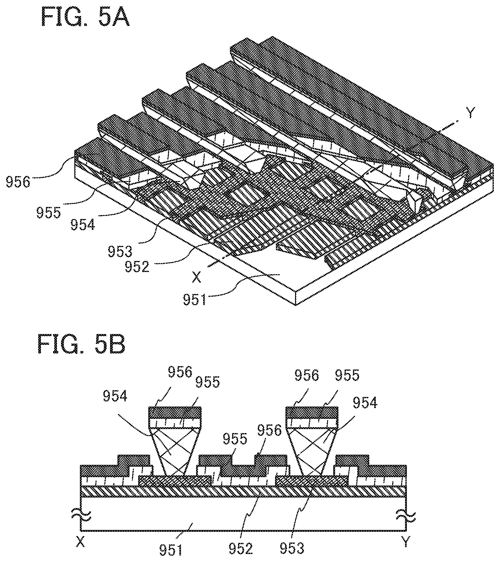 Patent US12622128 Figure 5 – Light-emitting device, light-emitting apparatus, electronic device, and lighting device