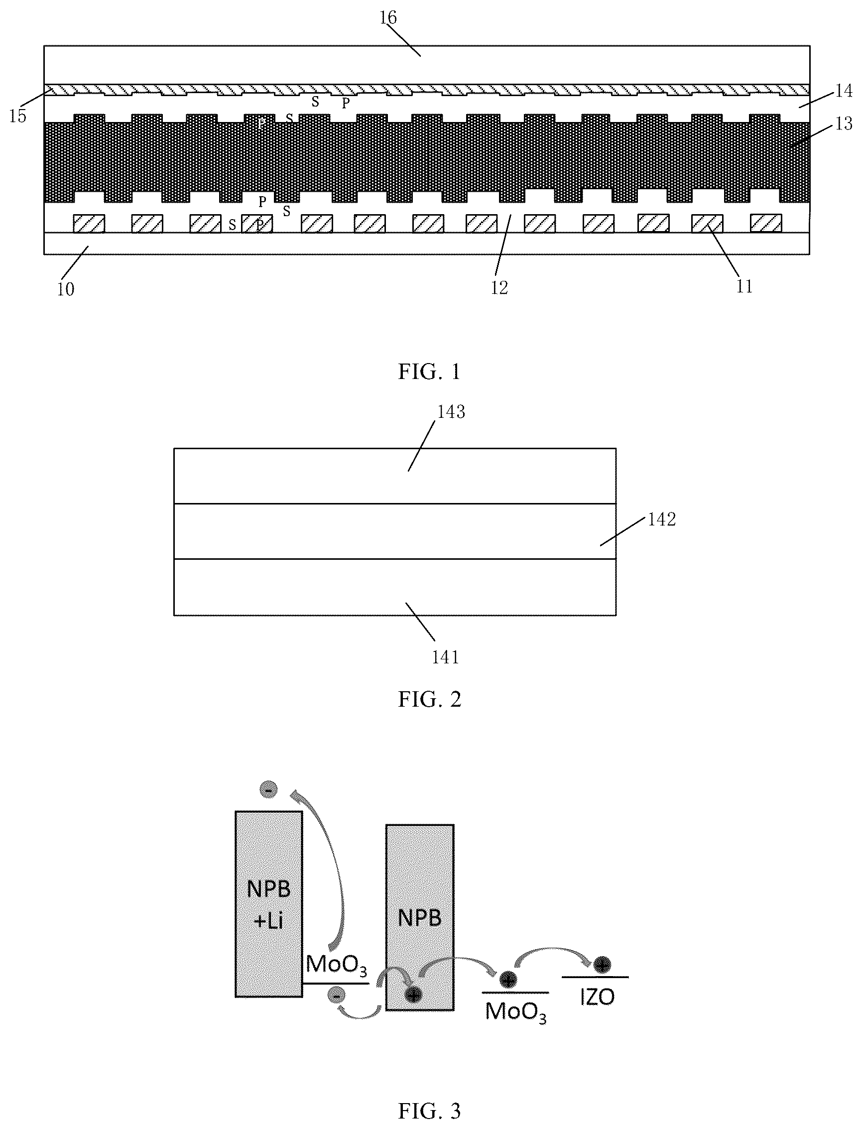Patent US12622135 Figure 1 – Organic light emitting diode and display panel