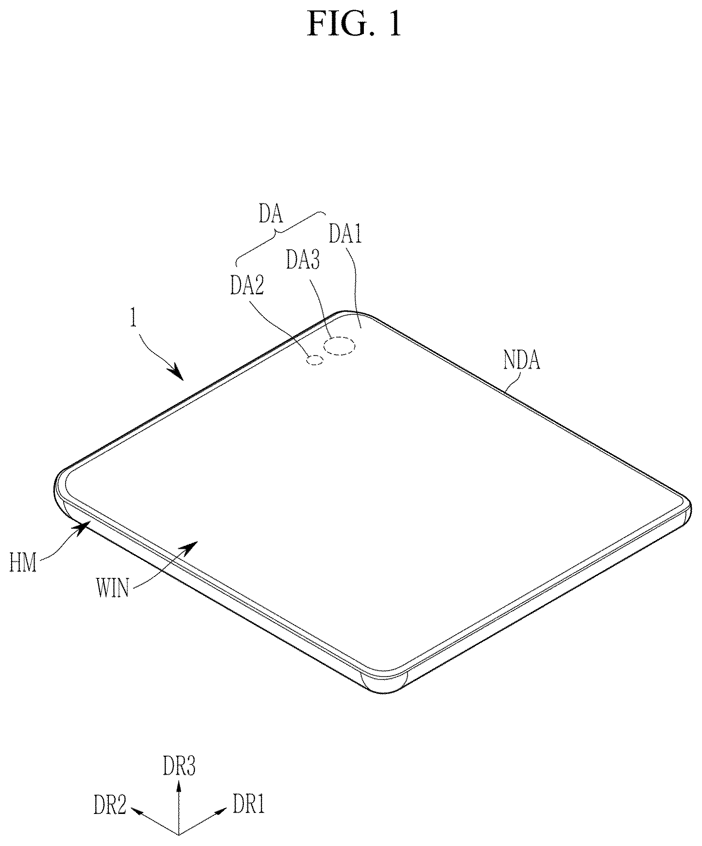 Patent US12622137 — Display device and electronic device having the same — Figure 1