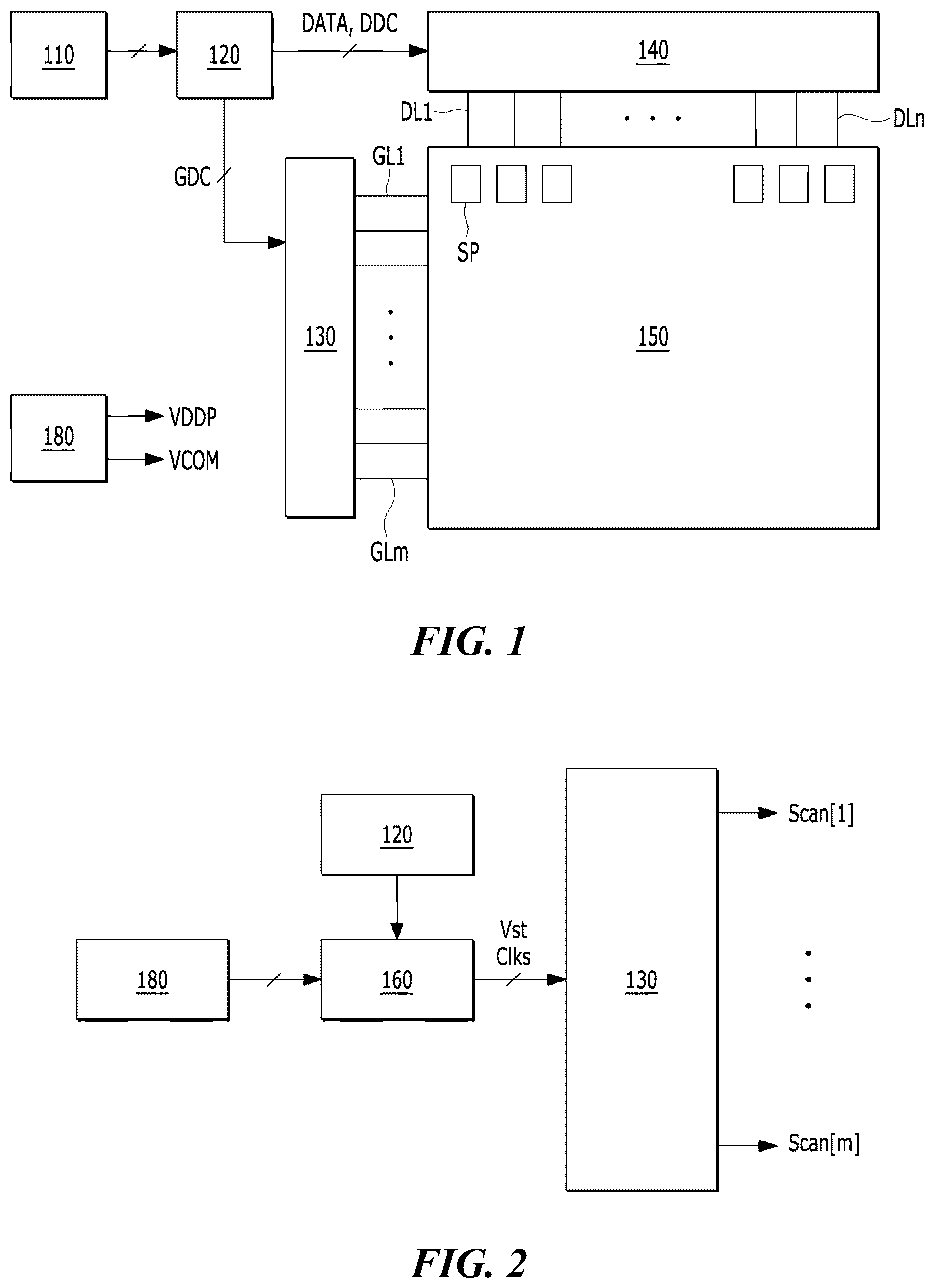 Patent US12622144 Figure 1 – Display device
