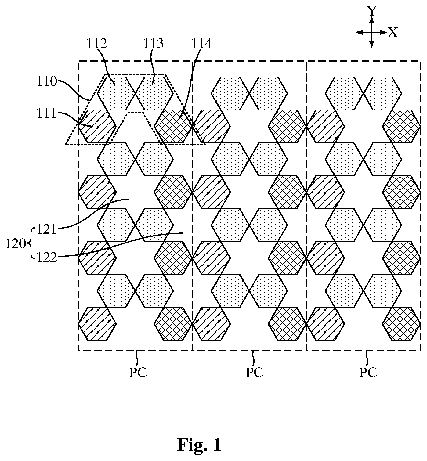 Patent US12622148 Figure 1 – Pixel structure and display panel