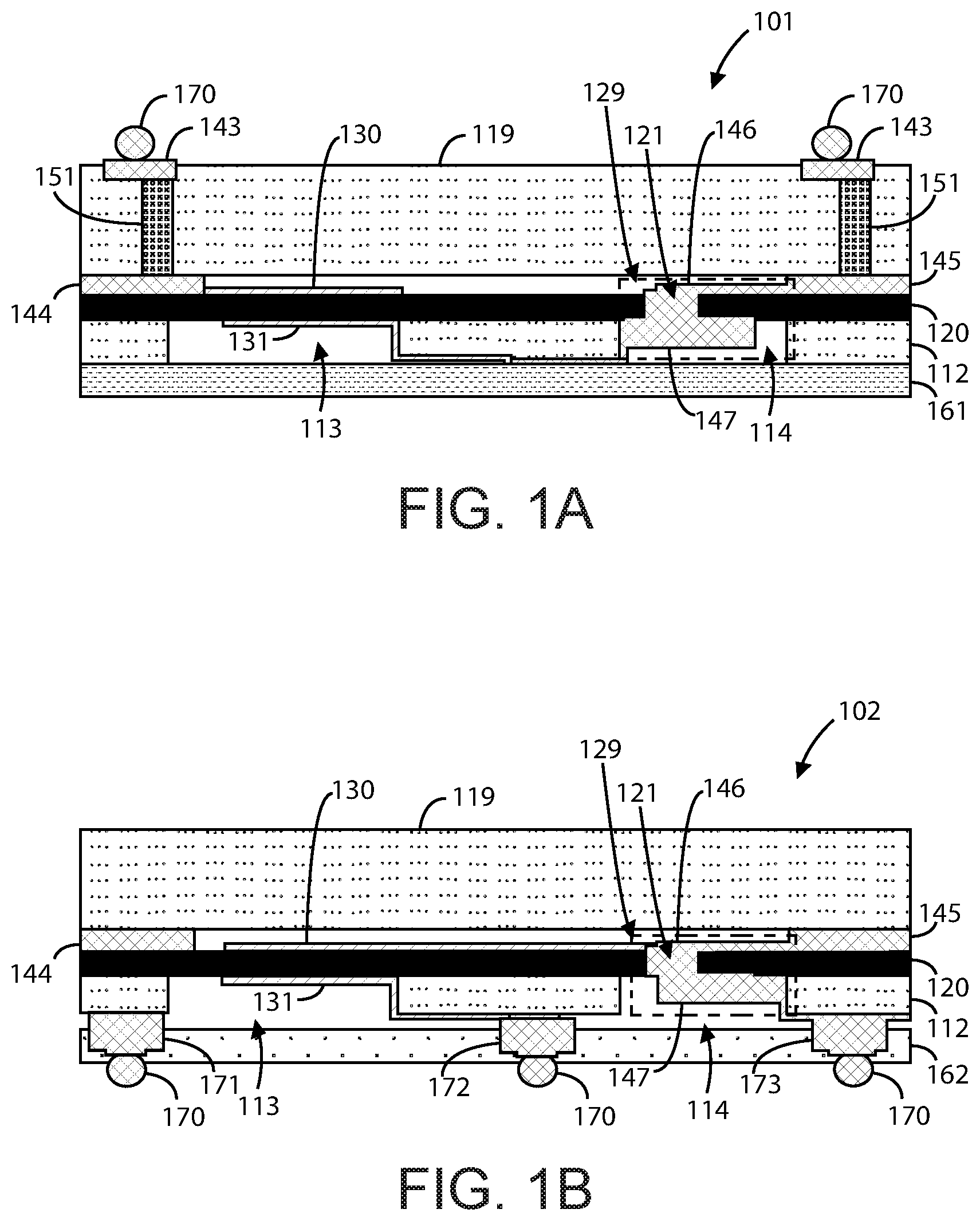 Patent US12622174 — Methods of forming group III piezoelectric thin films via removal of portions of first sputtered material — Figure 1