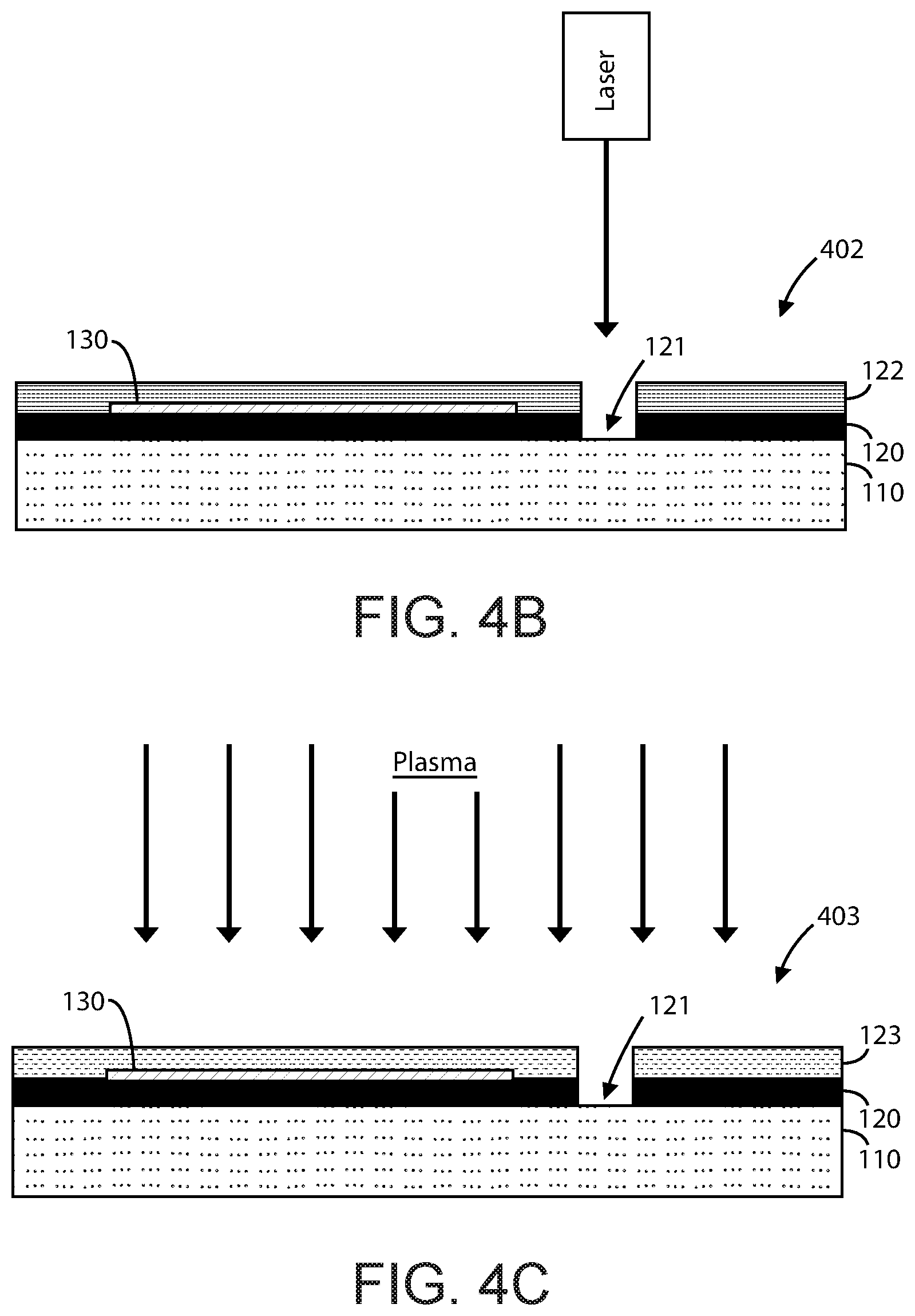 Patent US12622174 Figure 4 – Methods of forming group III piezoelectric thin films via removal of portions of first sputtered material