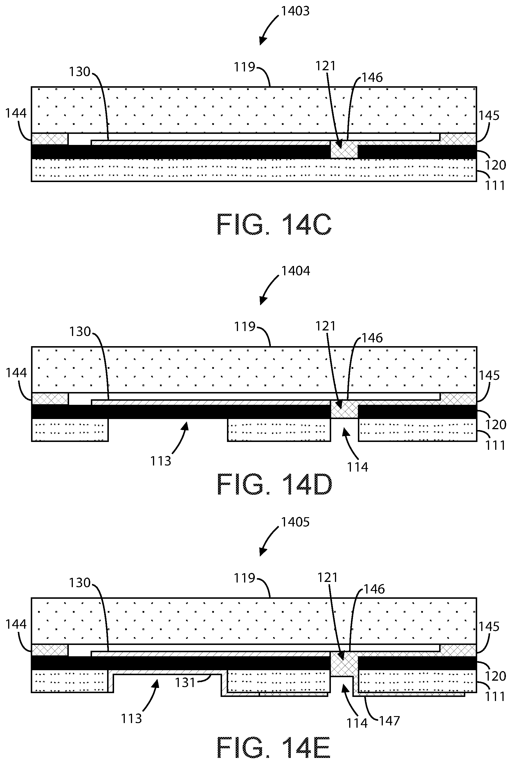 Patent US12622174 Figure 14 – Methods of forming group III piezoelectric thin films via removal of portions of first sputtered material