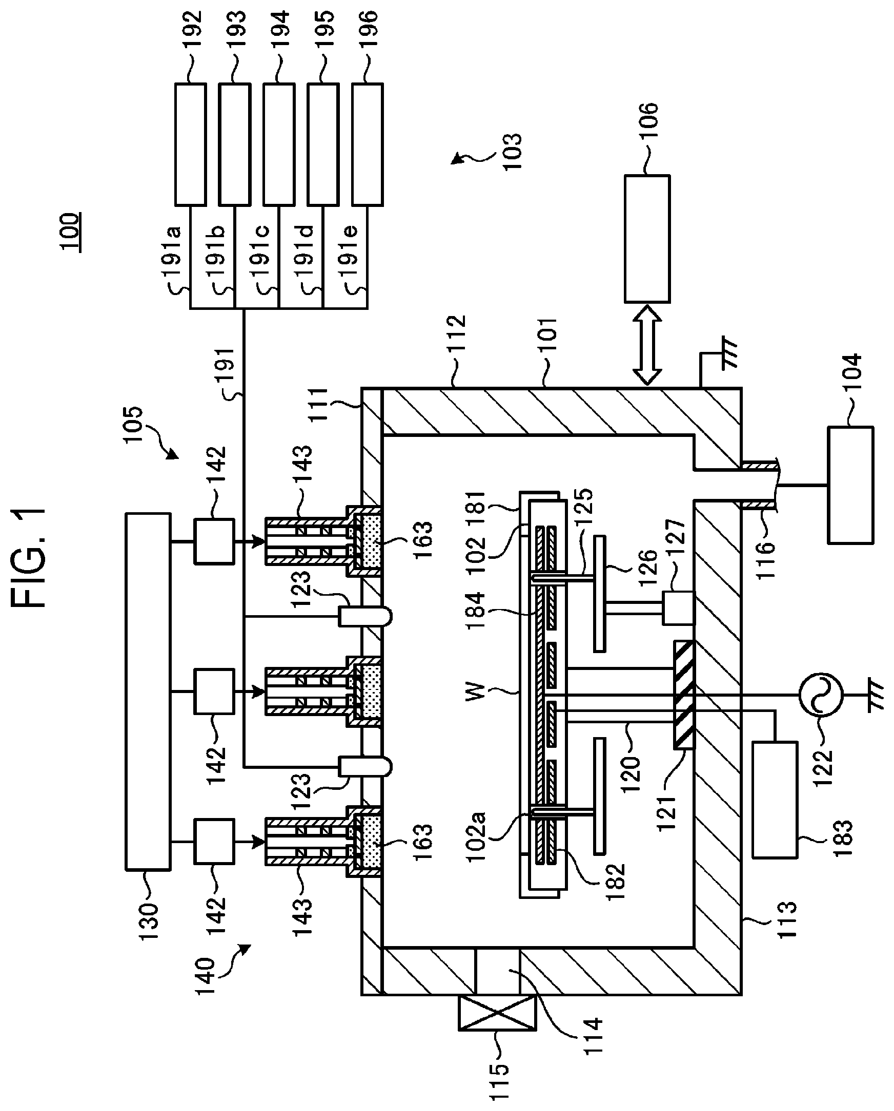 Patent US12622187 — Substrate processing method and substrate processing apparatus — Figure 1