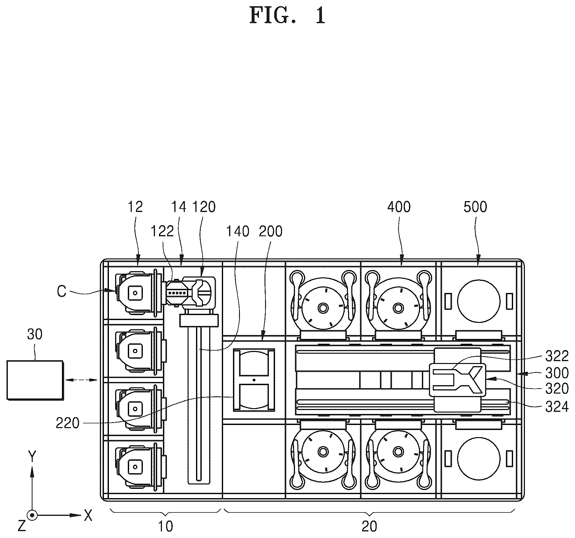 Patent US12622202 — Substrate processing apparatus — Figure 1