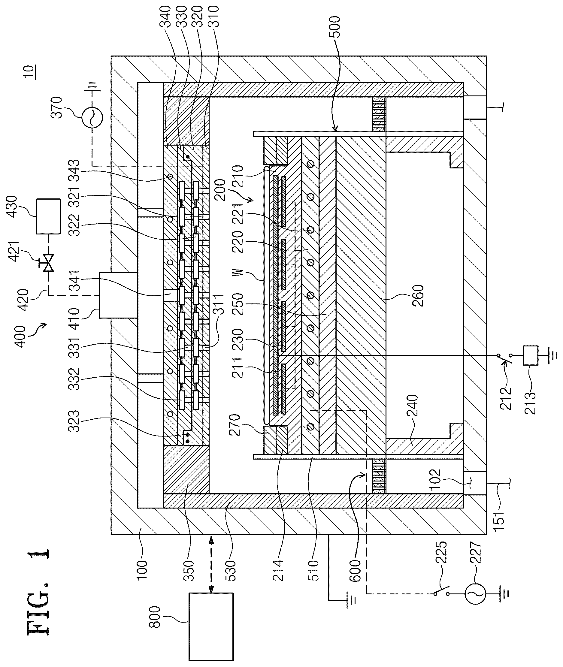 Patent US12622209 — Supporting unit and apparatus for treating substrate — Figure 1