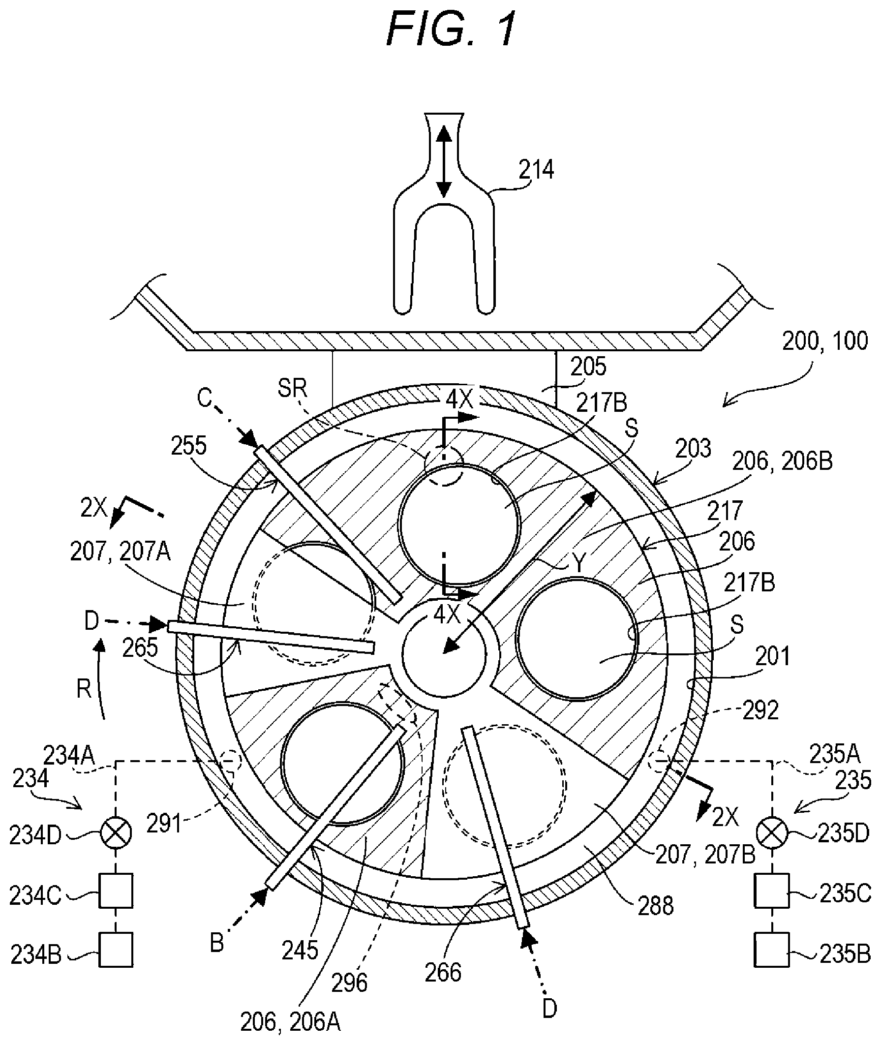 Patent US12622212 Figure 1 – Substrate processing apparatus, method of manufacturing semiconductor device, and non-transitory computer-readable recording medium