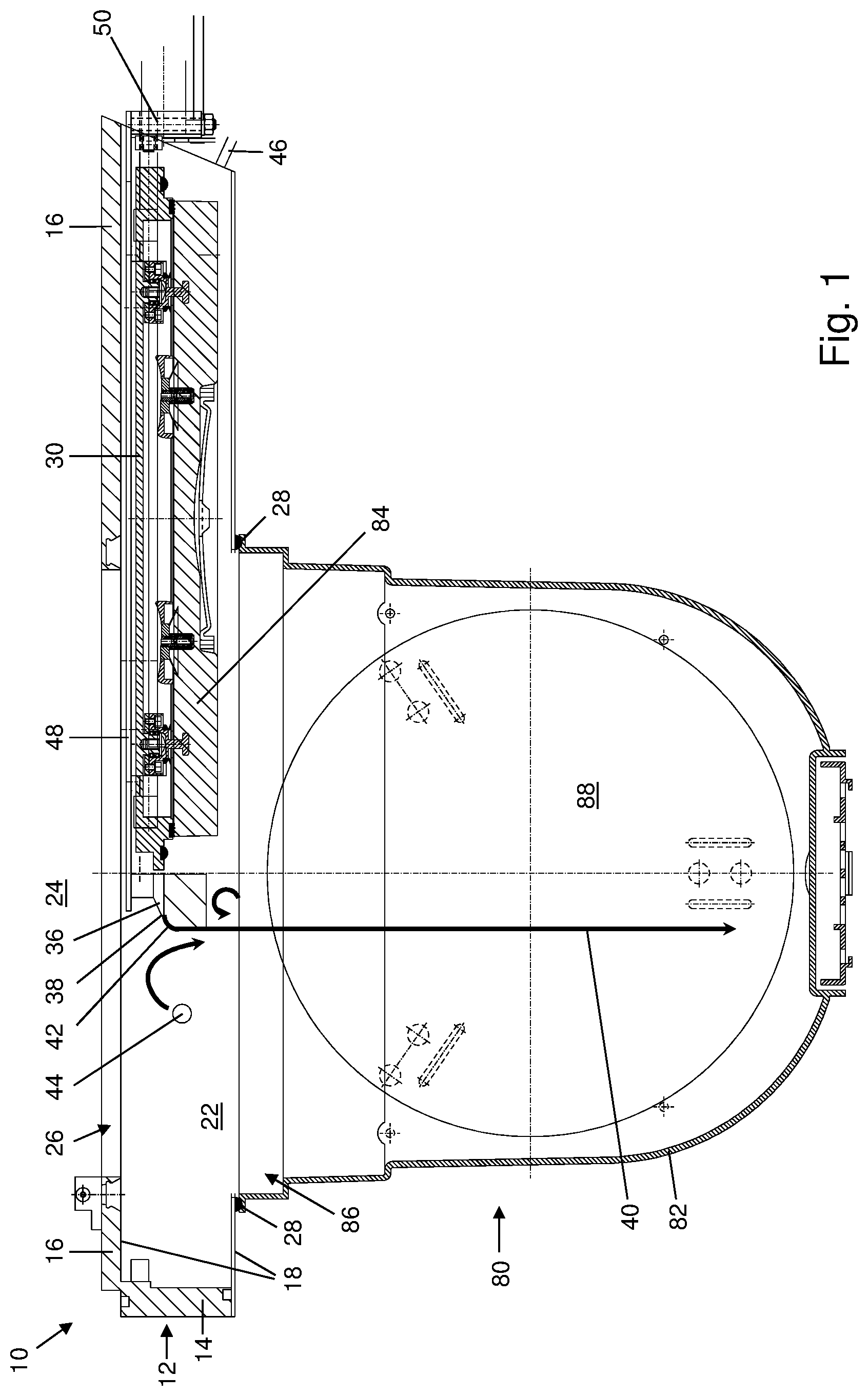Patent US12622218 — Cassette lid opening device — Figure 1