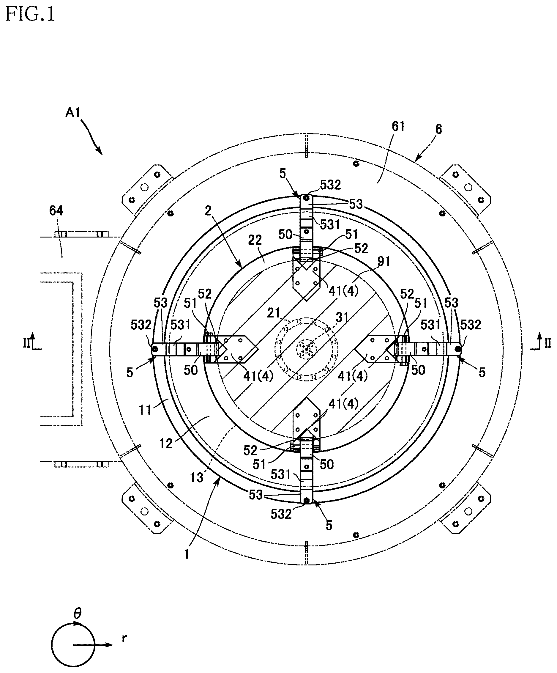 Patent US12622226 — Substrate processing apparatus — Figure 1