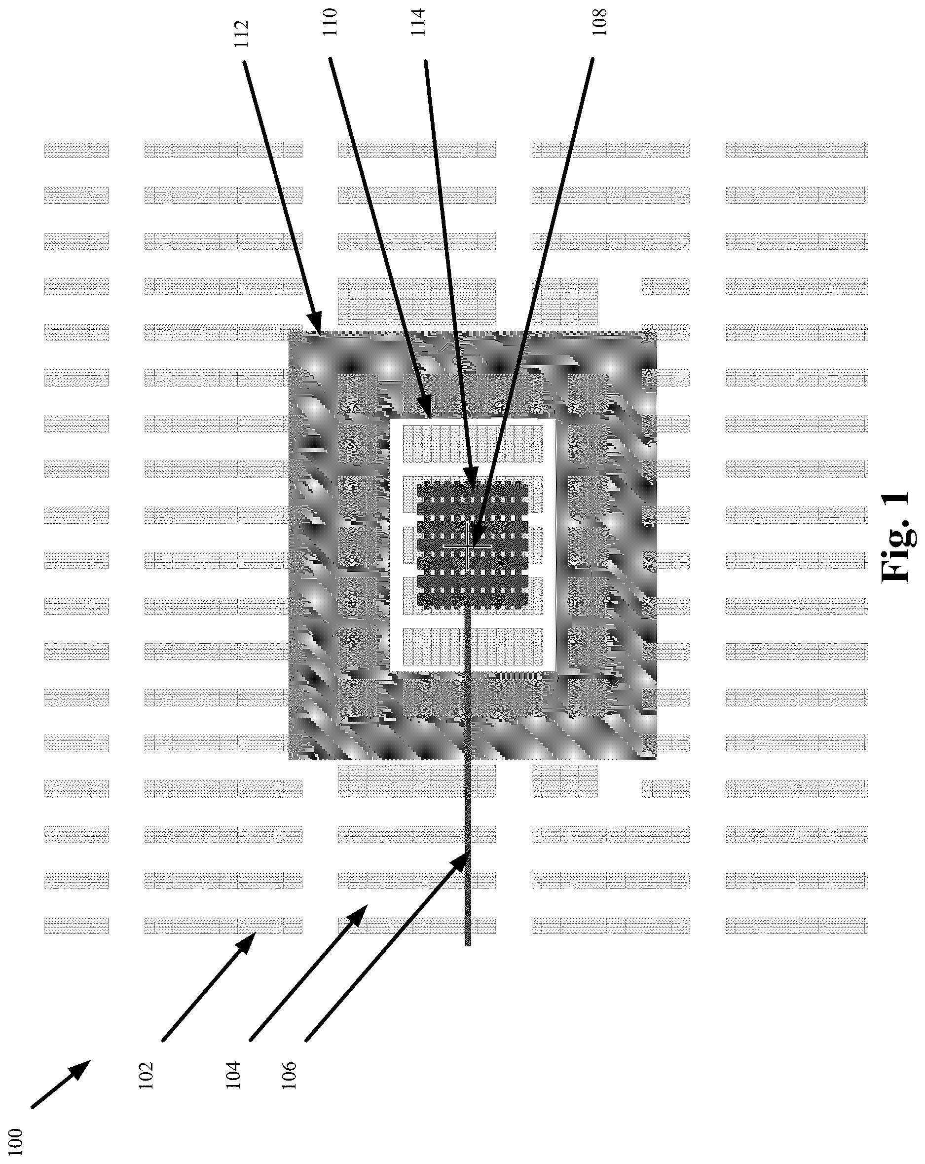 Patent US12622229 — Structure and method for test-point access in a semiconductor — Figure 1