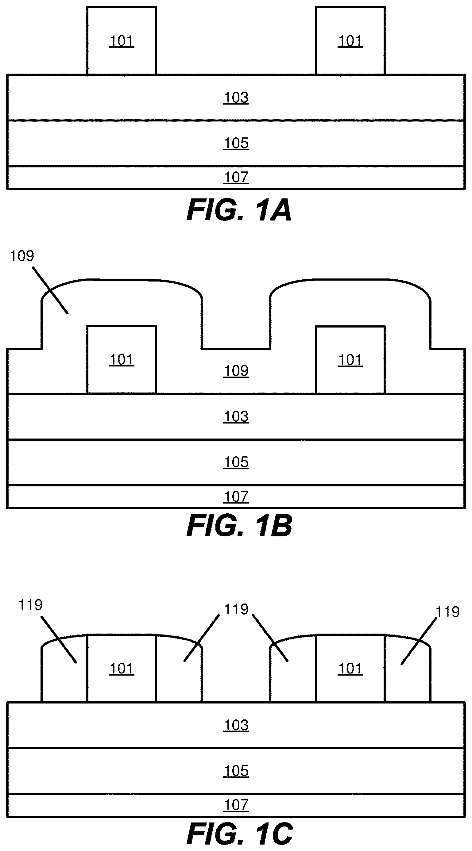 Patent US12622232 — Advanced self aligned multiple patterning using tin oxide — Figure 1