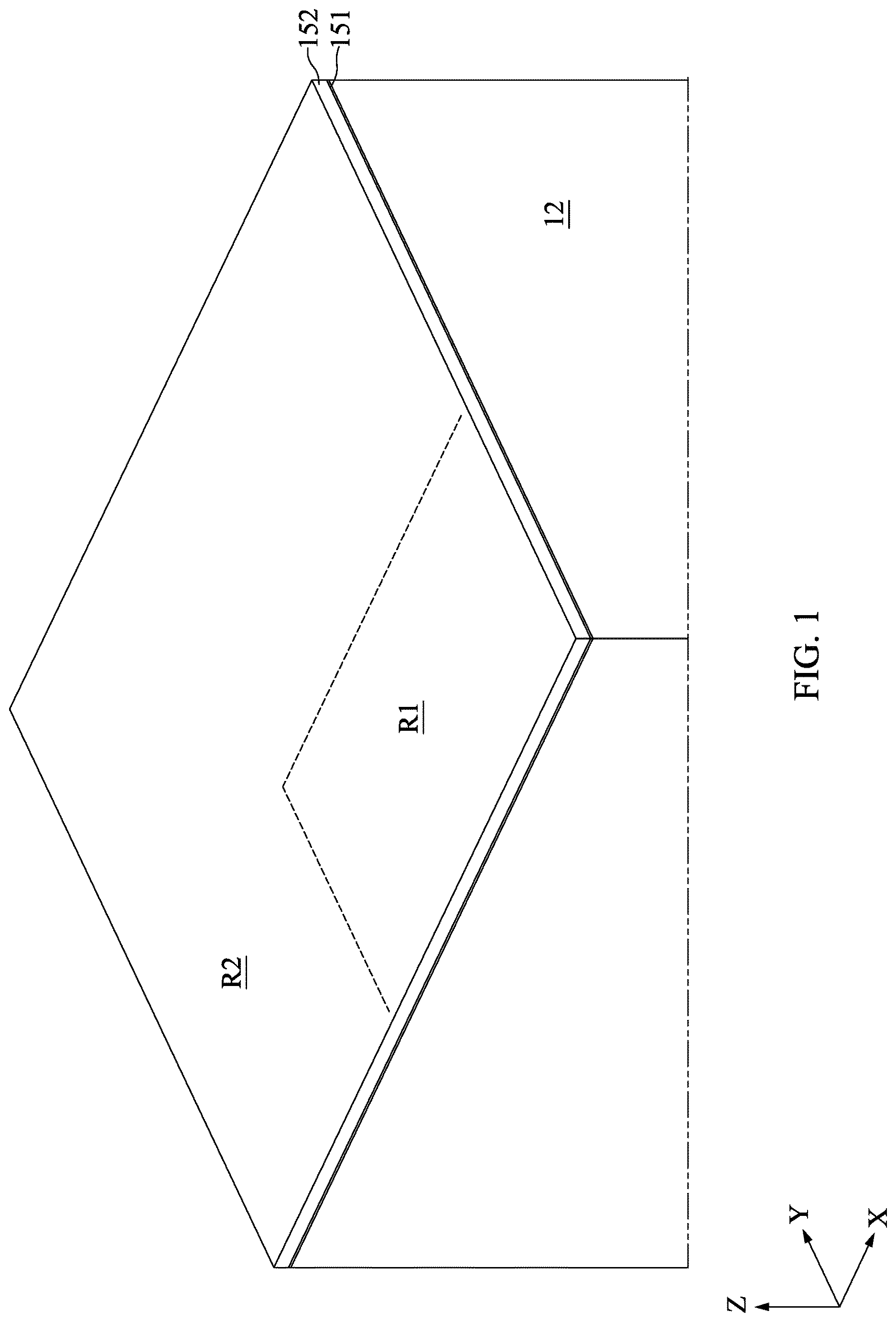 Patent US12622249 — Method of manufacturing semiconductor structure including a planarization and semiconductor structure thereof — Figure 1