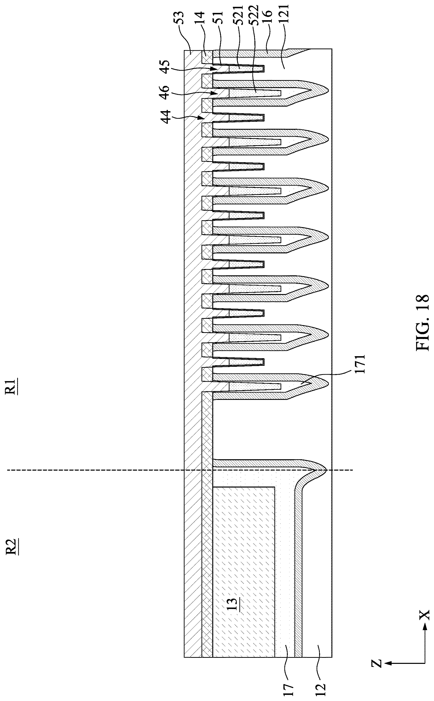 Patent US12622249 Figure 18 – Method of manufacturing semiconductor structure including a planarization and semiconductor structure thereof