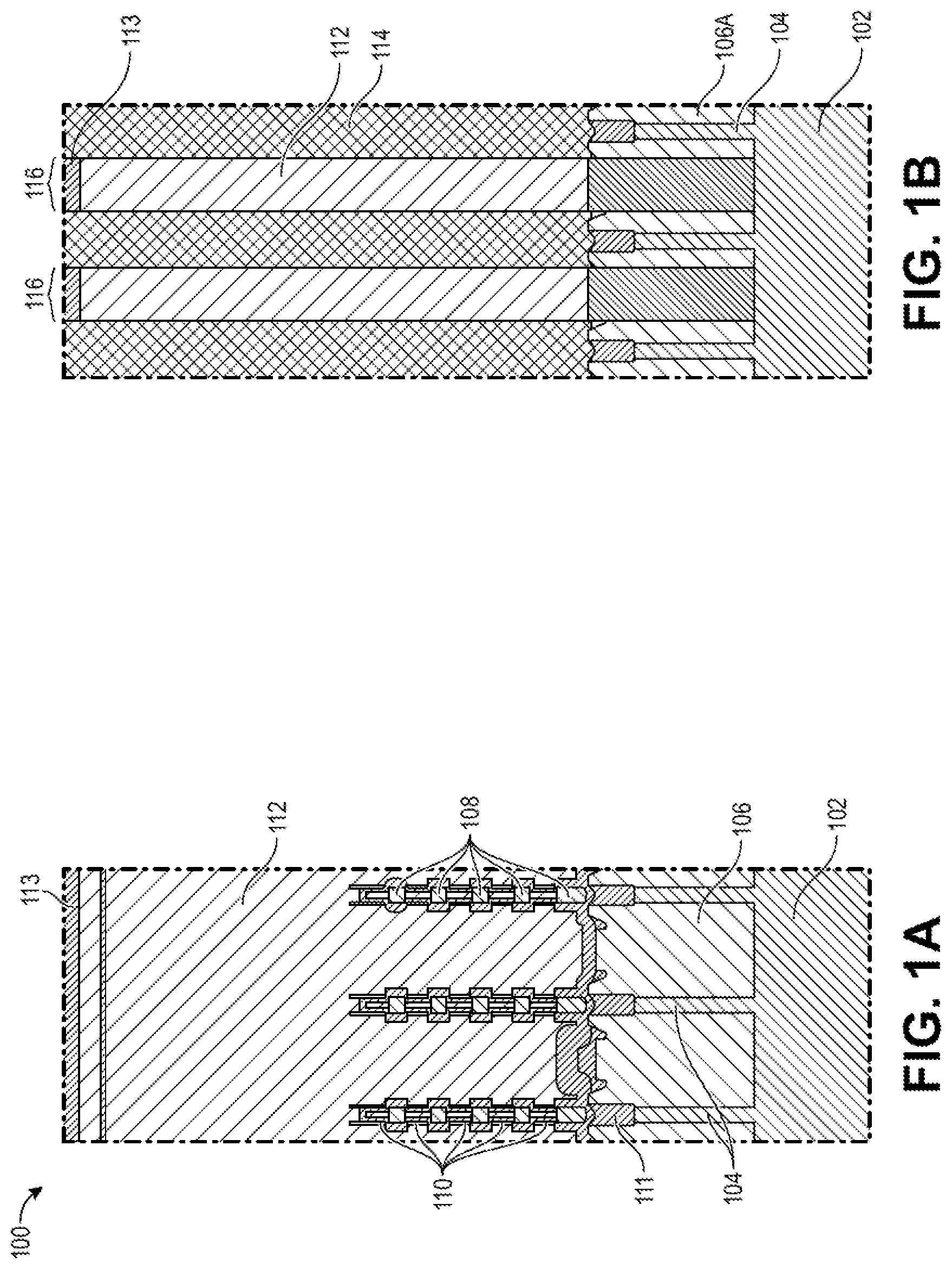 Patent US12622255 Figure 1 – Integrated circuit structures with pre-epitaxial deep via structure