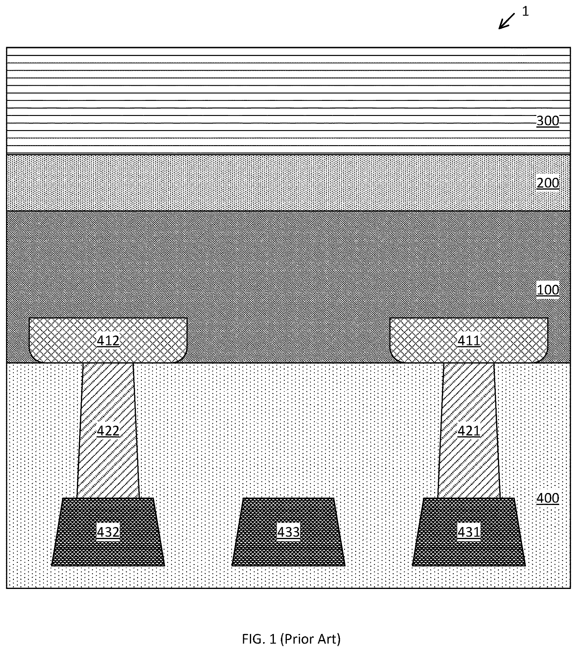 Patent US12622257 — Backside local interconnect — Figure 1