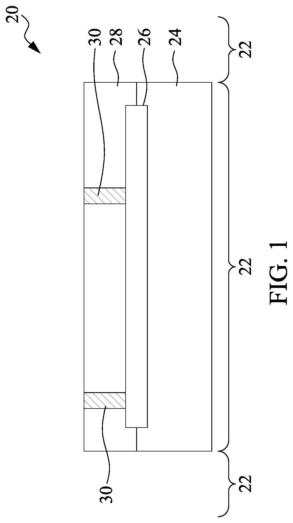 Patent US12622263 — Forming dielectric film with high resistance to tilting — Figure 1