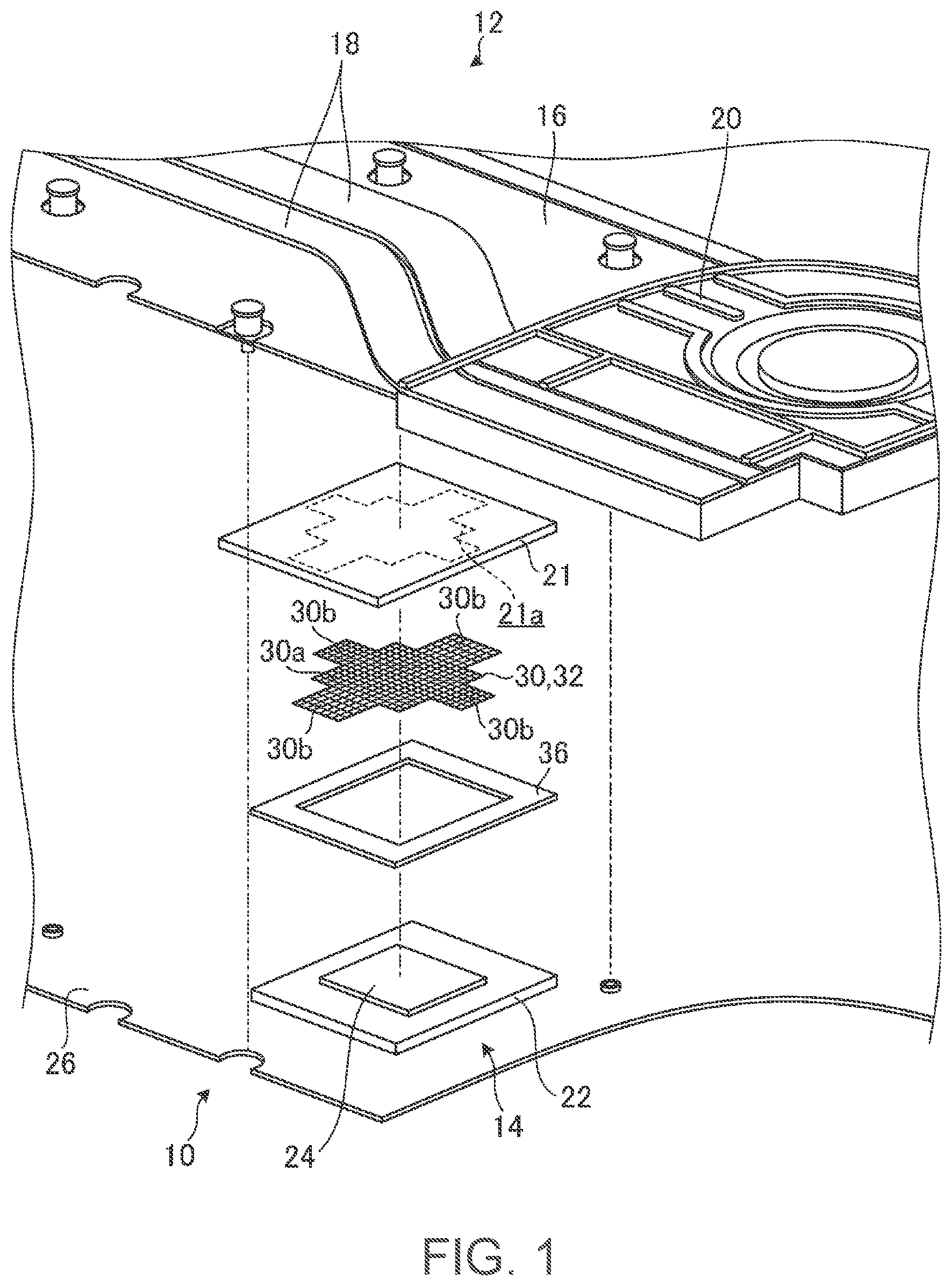 Patent US12622270 Figure 1 – Heat radiating structure and electronic apparatus