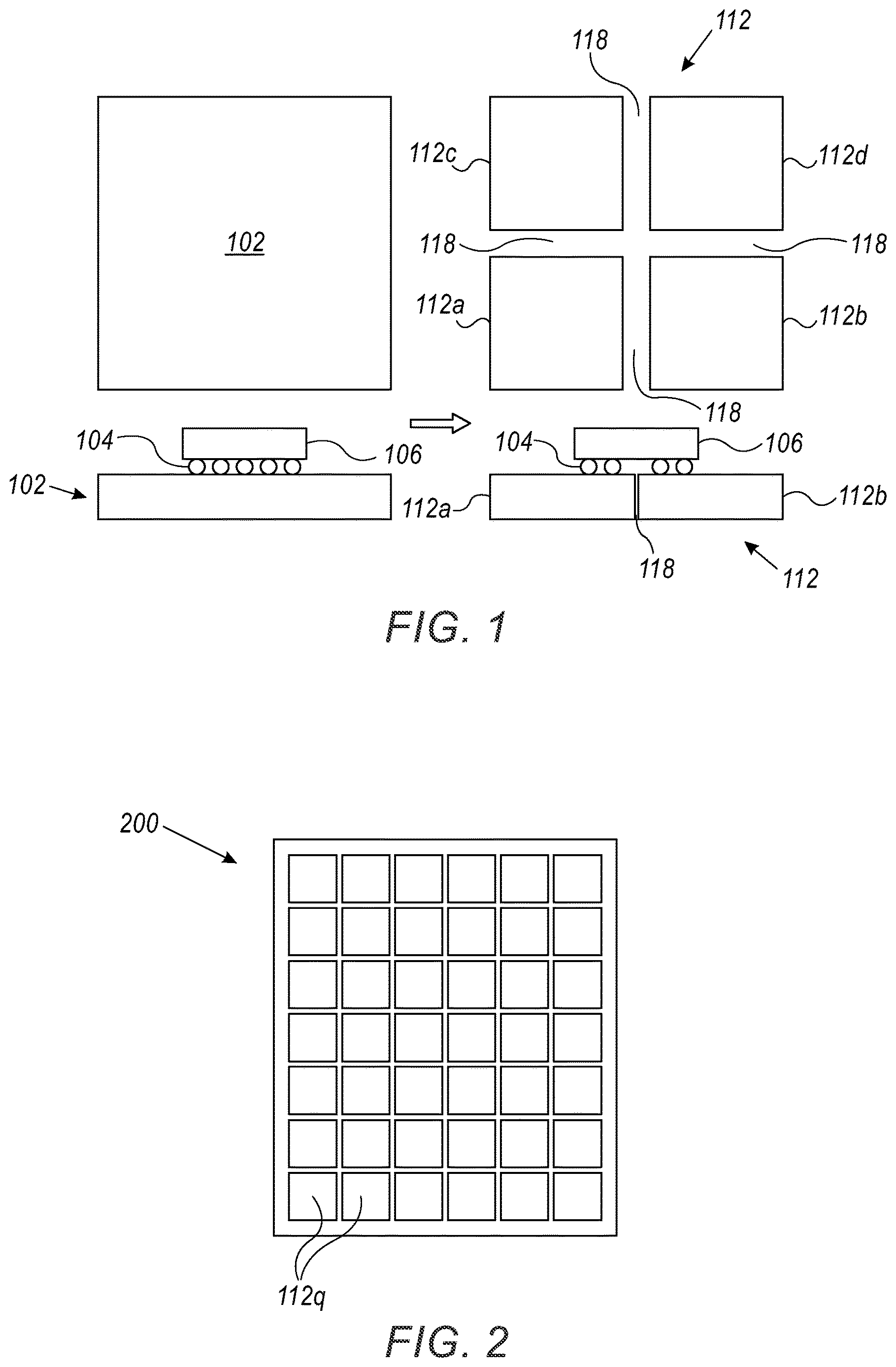 Patent US12622300 — Method of assembling partitioned organic substrate in a flip chip package — Figure 1