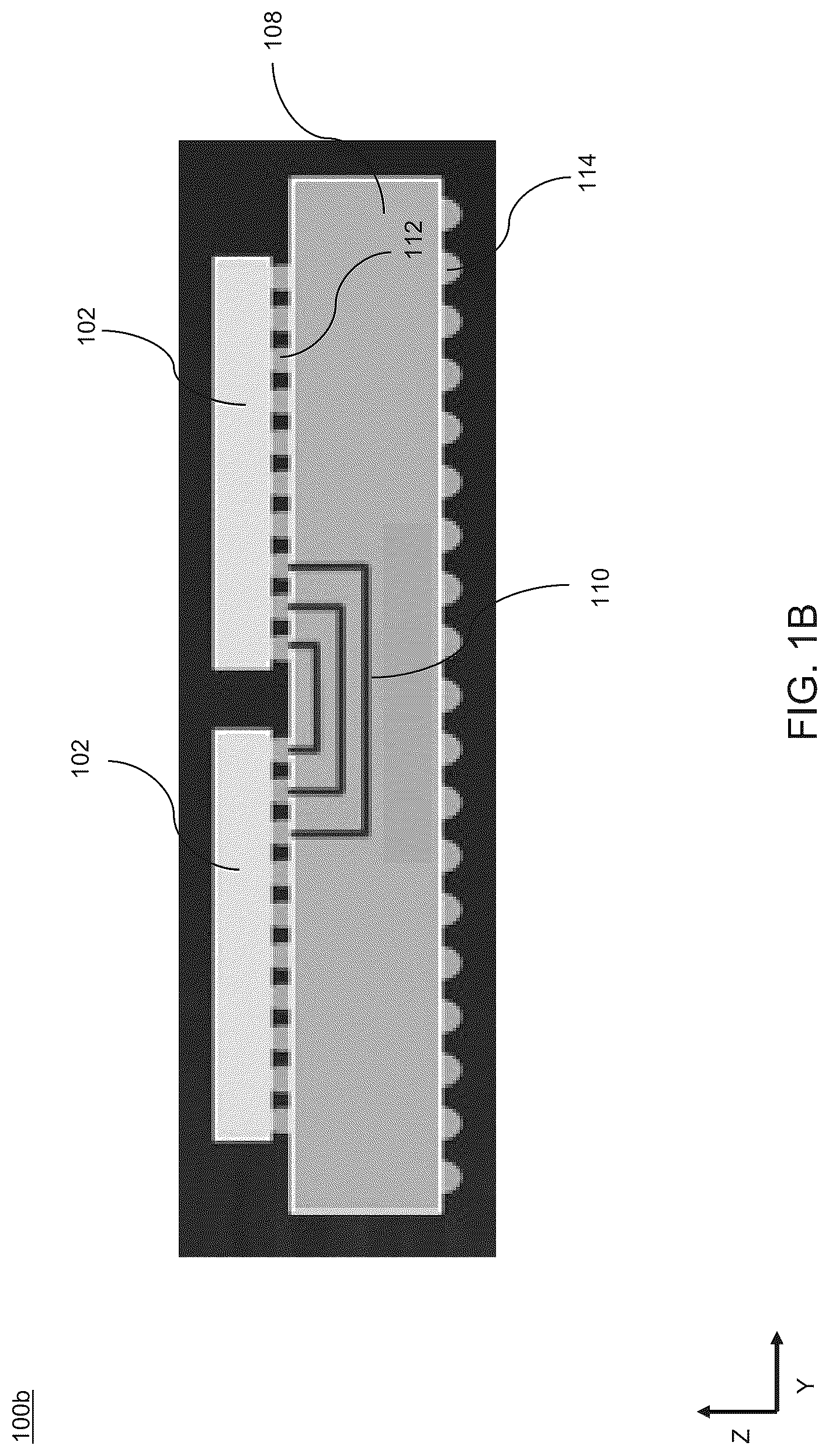 Patent US12622314 Figure 2 – Dam structure for integrated passive device integration and methods of forming the same