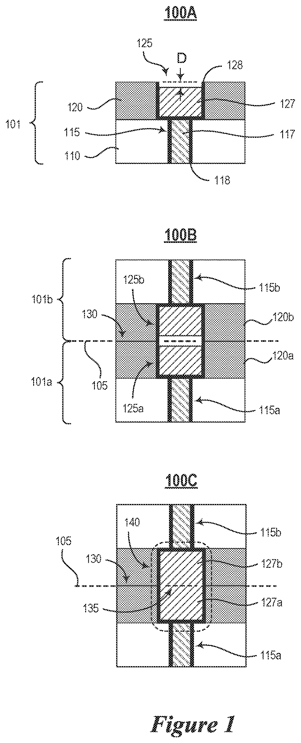 Patent US12622335 — Exothermic reactive bonding for semiconductor die assemblies and associated systems and methods — Figure 1