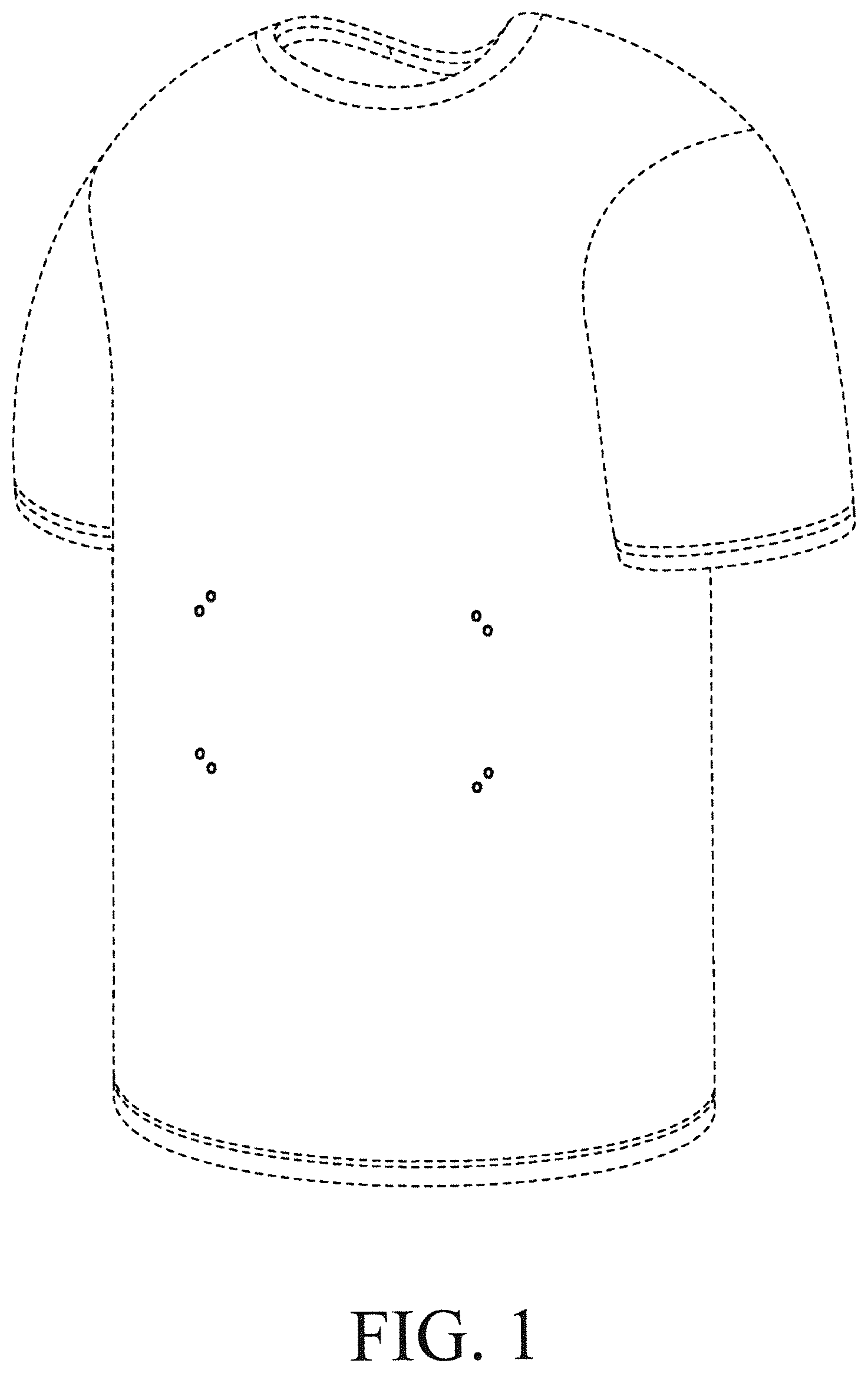 Patent USD1123305 Figure 1 – Sports shirt