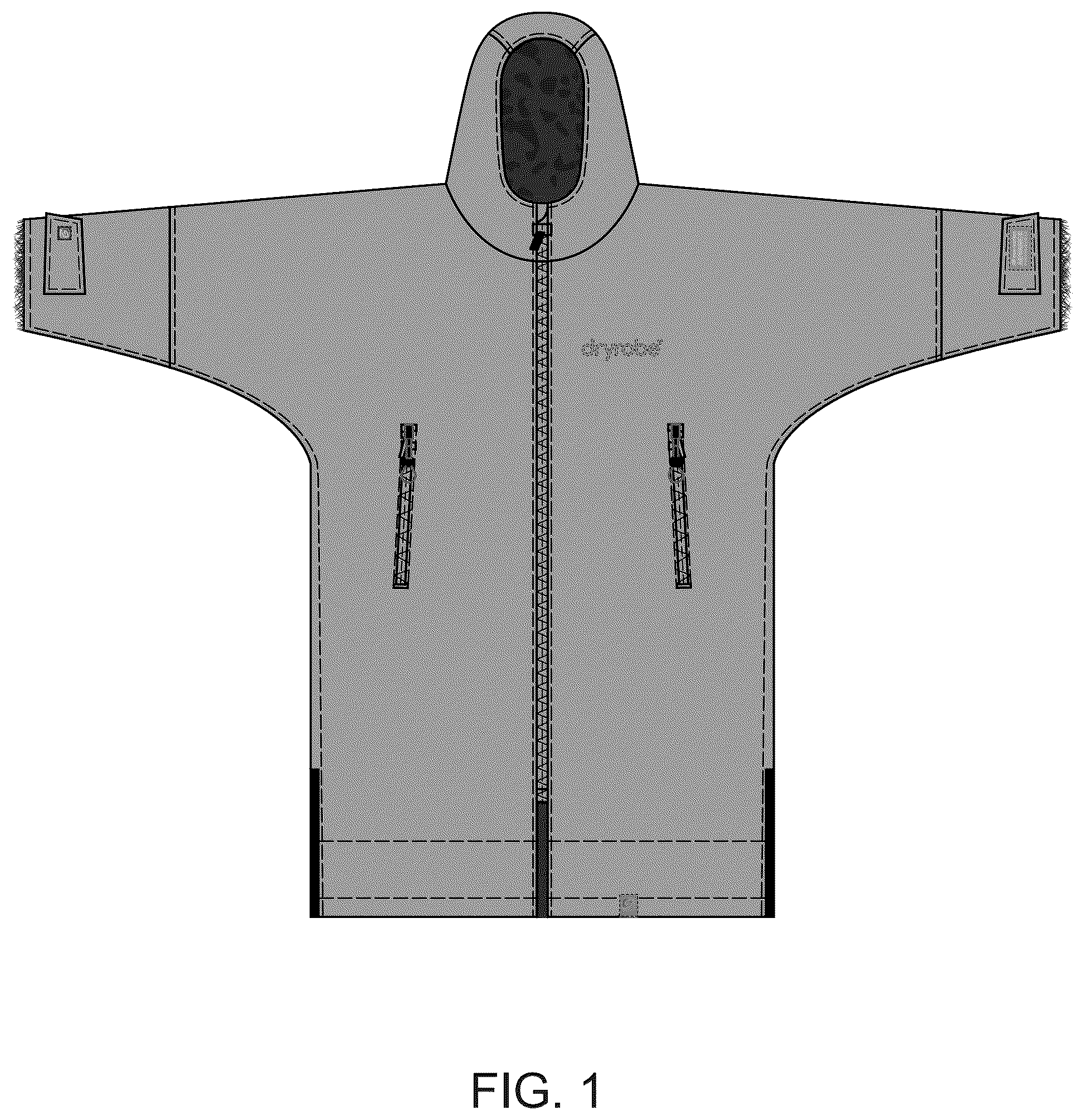 Patent USD1123307 — Garment — Figure 1