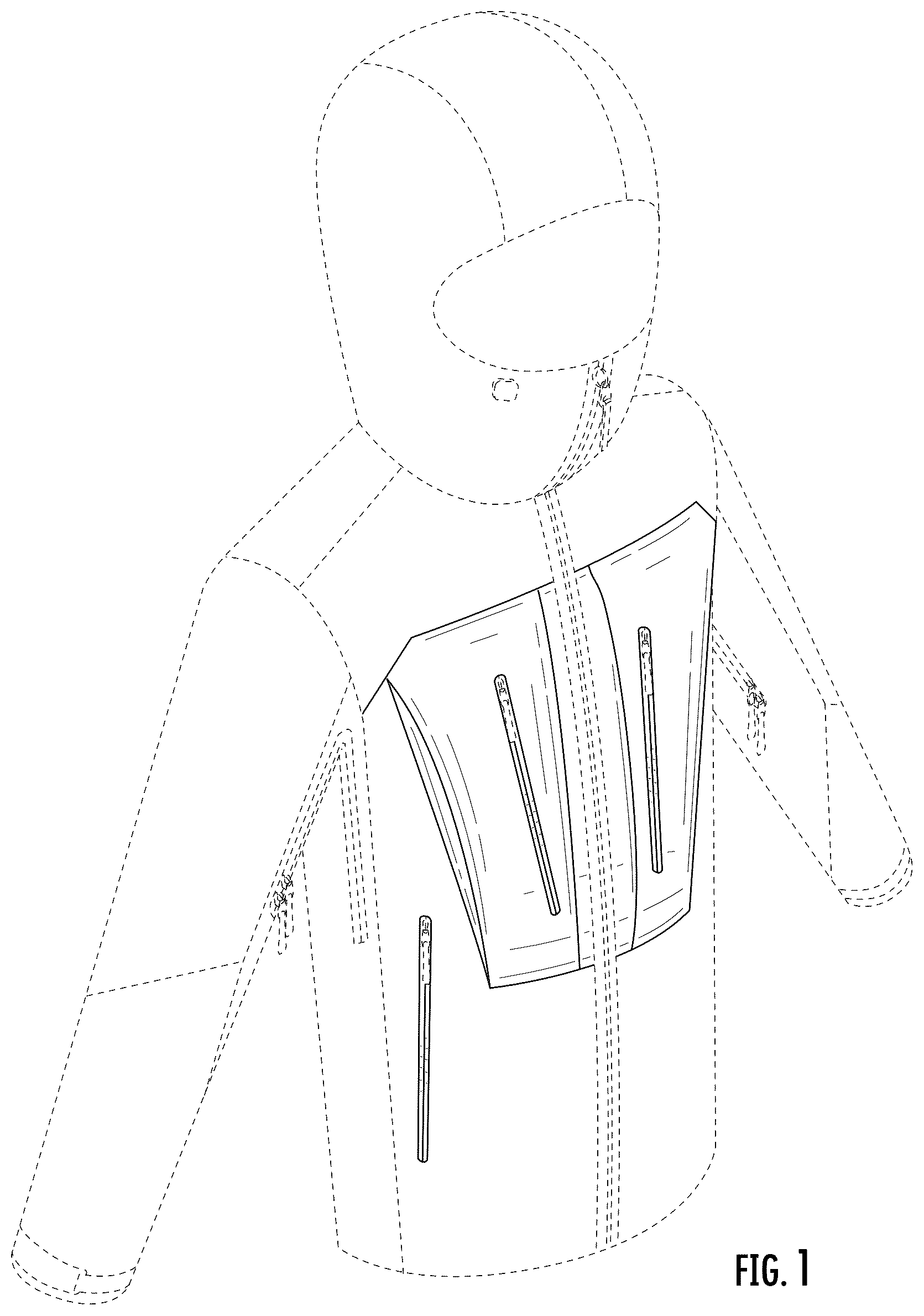 Patent USD1123312 Figure 1 – Jacket