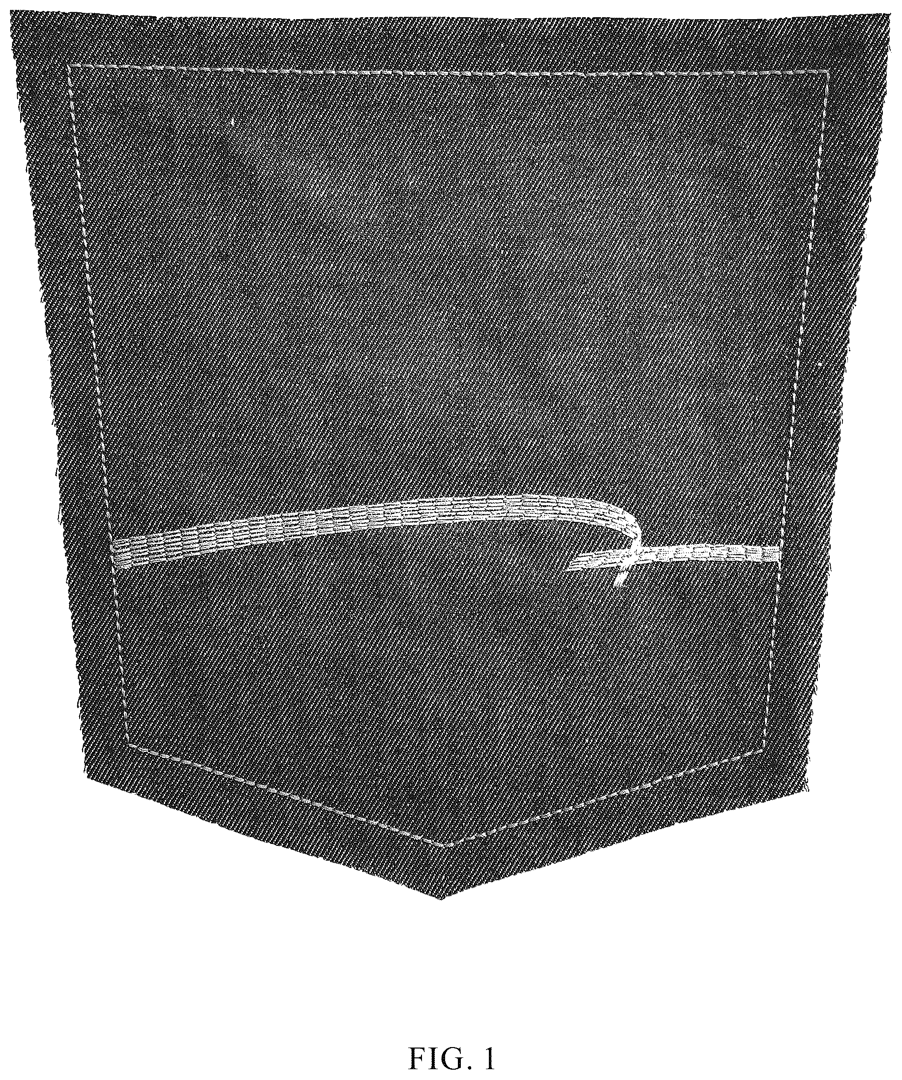 Patent USD1123315 — Pocket — Figure 1