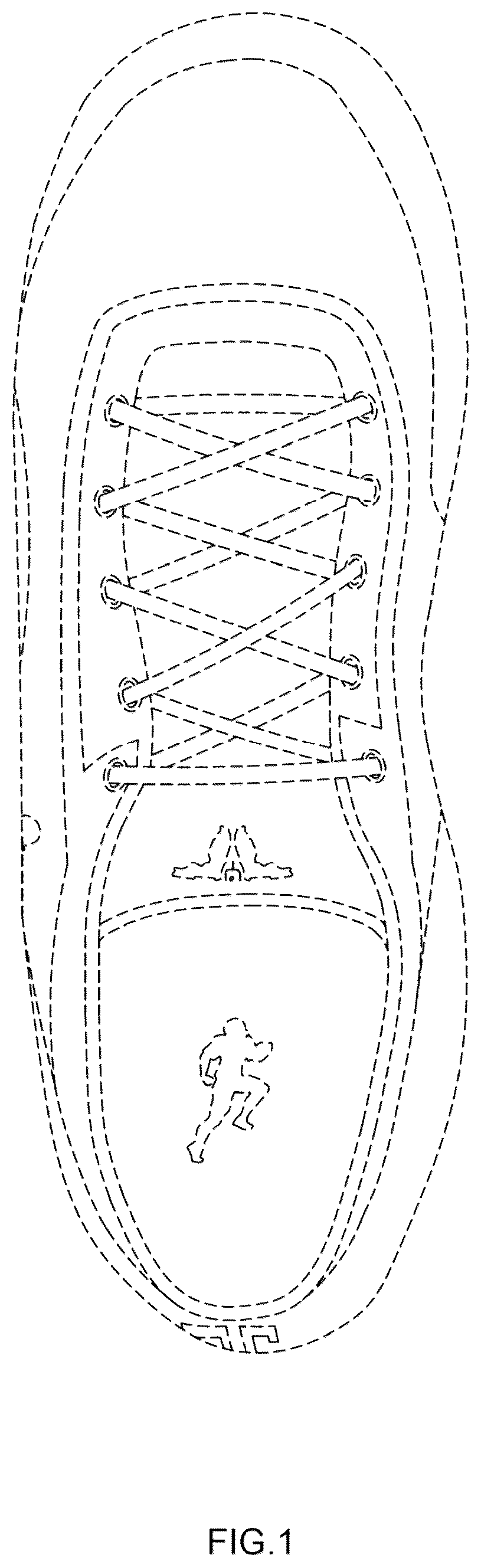 Patent USD1123320 Figure 1 – Sneaker cleat