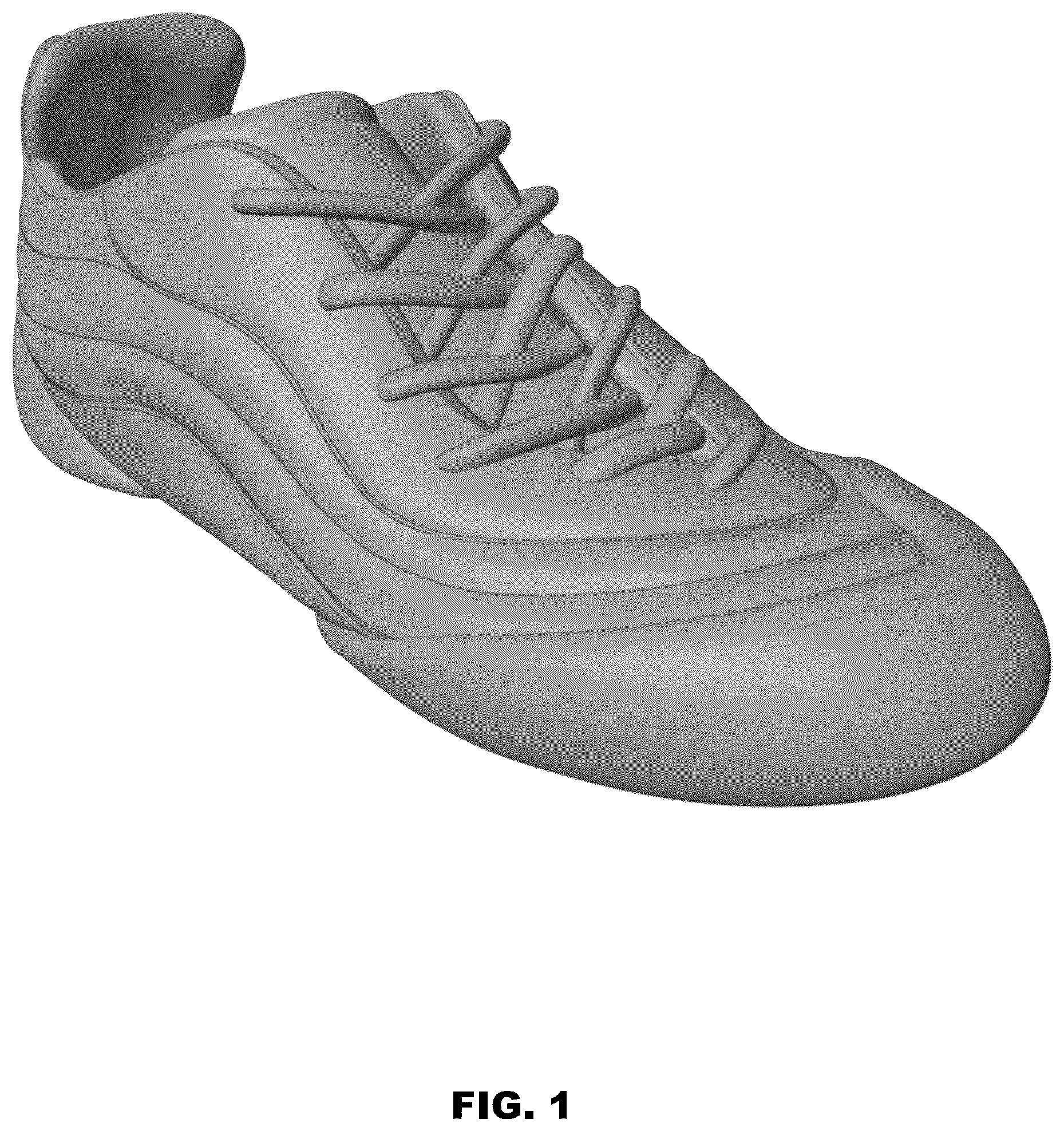 Patent USD1123322 — Footwear — Figure 1