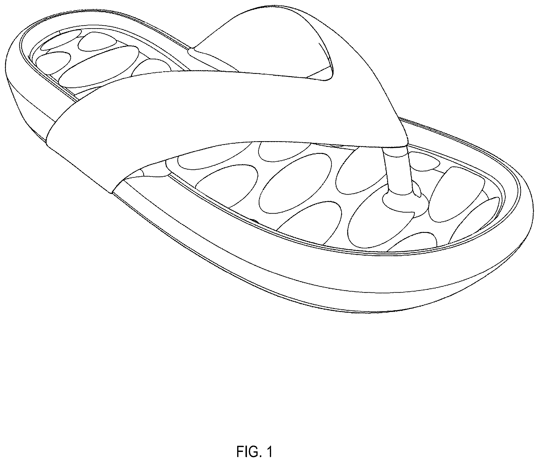 Patent USD1123328 — Footwear — Figure 1