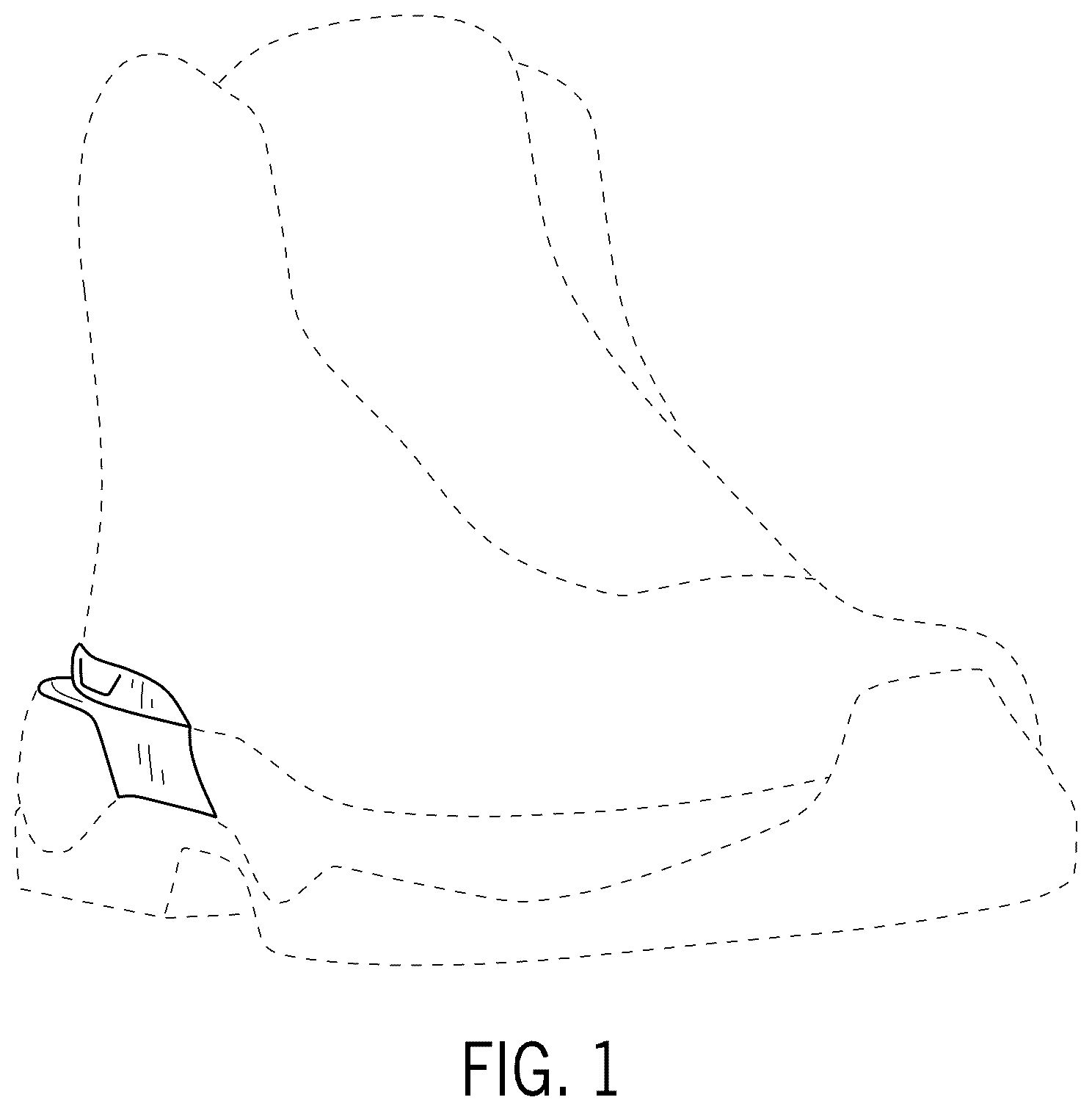 Patent USD1123335 — Footwear article — Figure 1