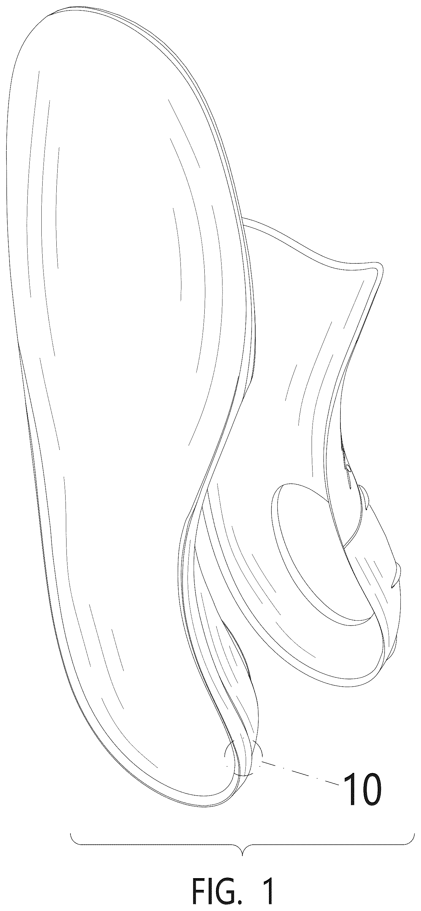 Patent USD1123343 Figure 1 – High arch insole