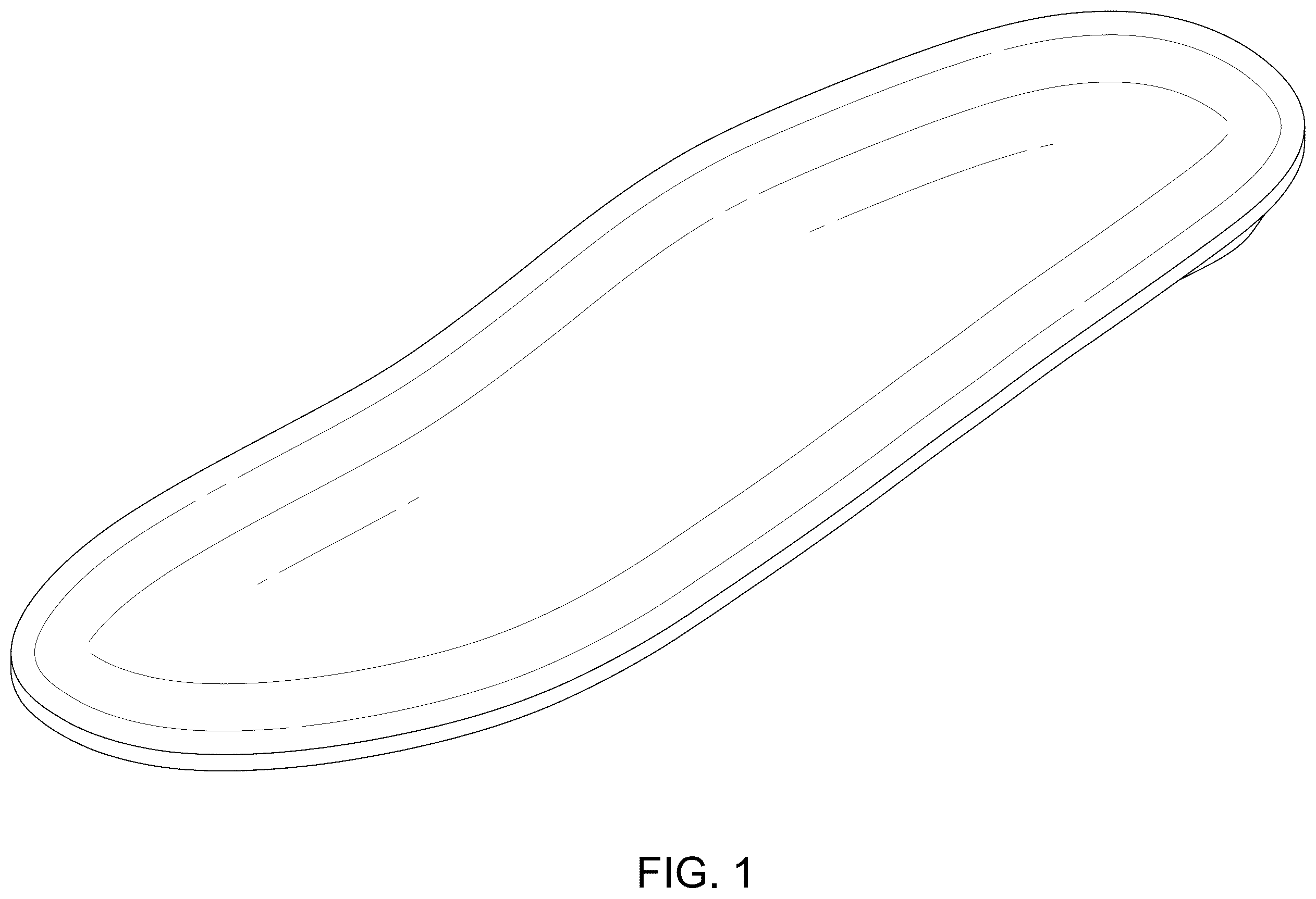 Patent USD1123345 — Insole — Figure 1
