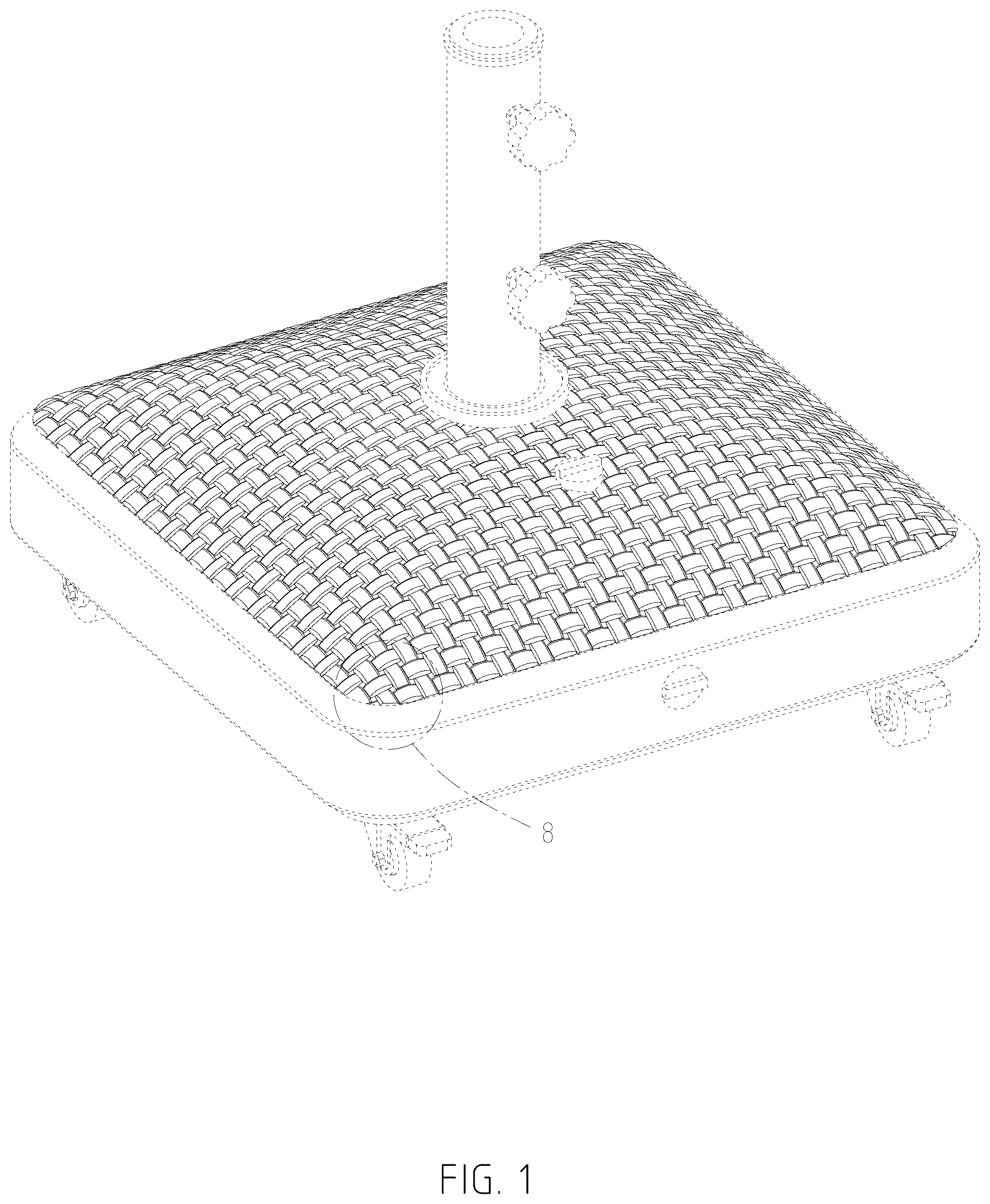 Patent USD1123347 — Umbrella base — Figure 1