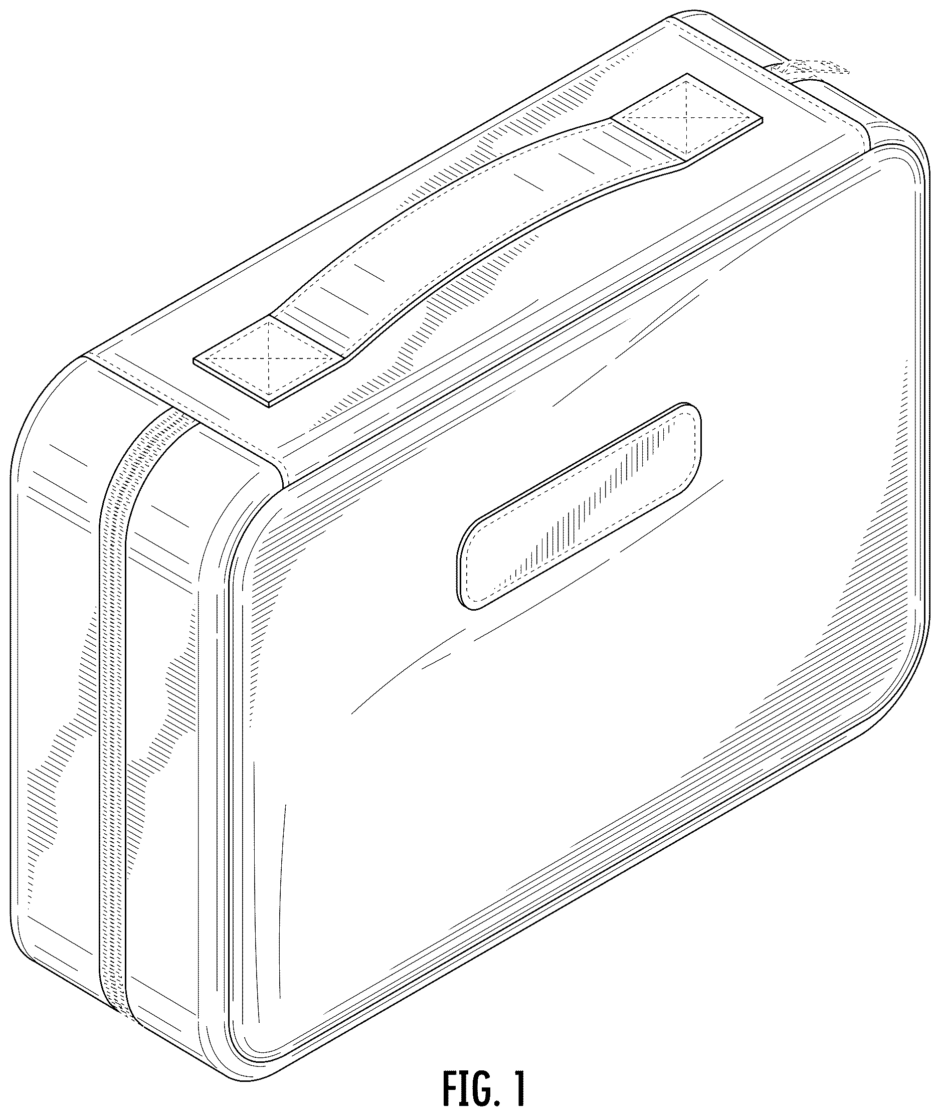 Patent USD1123351 Figure 1 – First aid kit bag