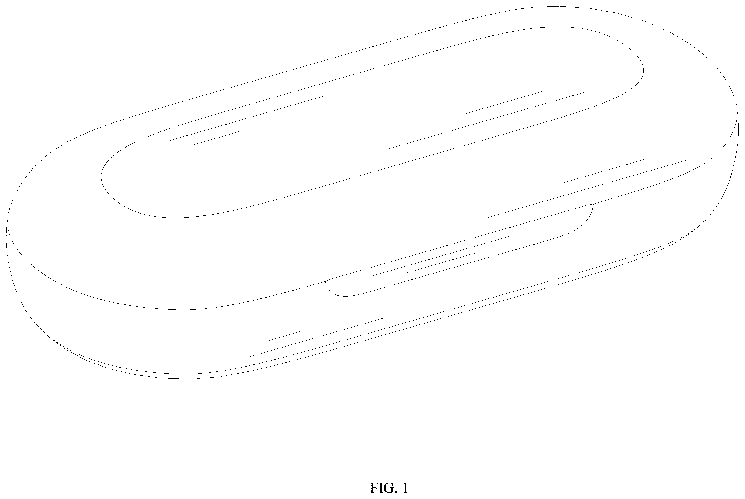 Patent USD1123355 — Earphone case — Figure 1