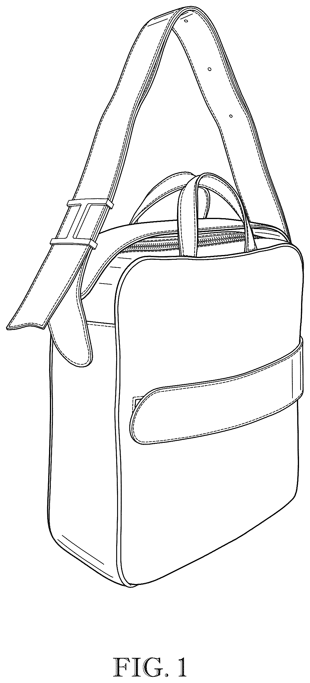 Patent USD1123368 — Shoulder bag — Figure 1